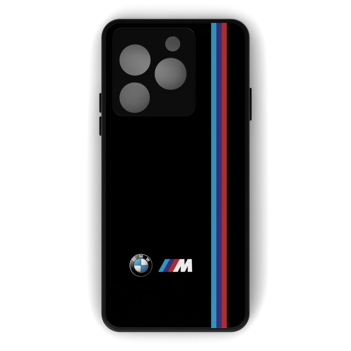 M Sport printed metal phone case - flat back view