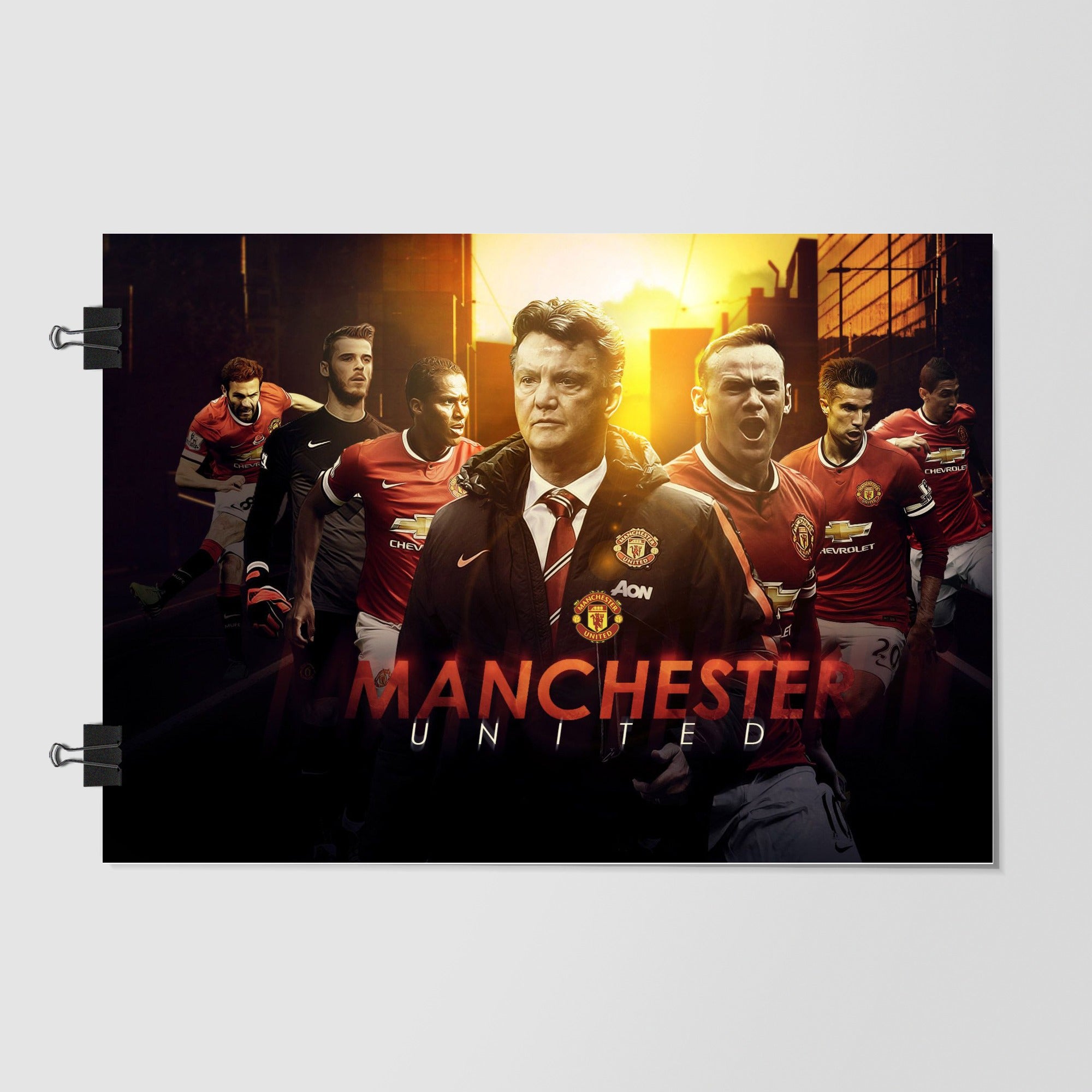 Manchester United Black Cinematic Shot by Decalz