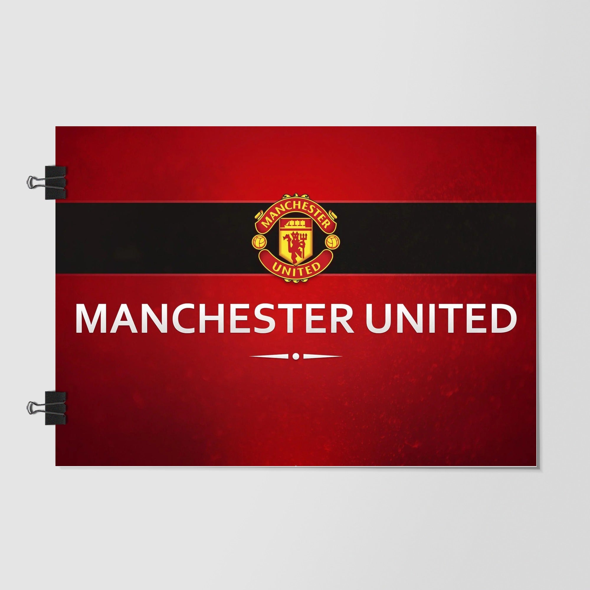 Manchester United Black Front Angle by Decalz