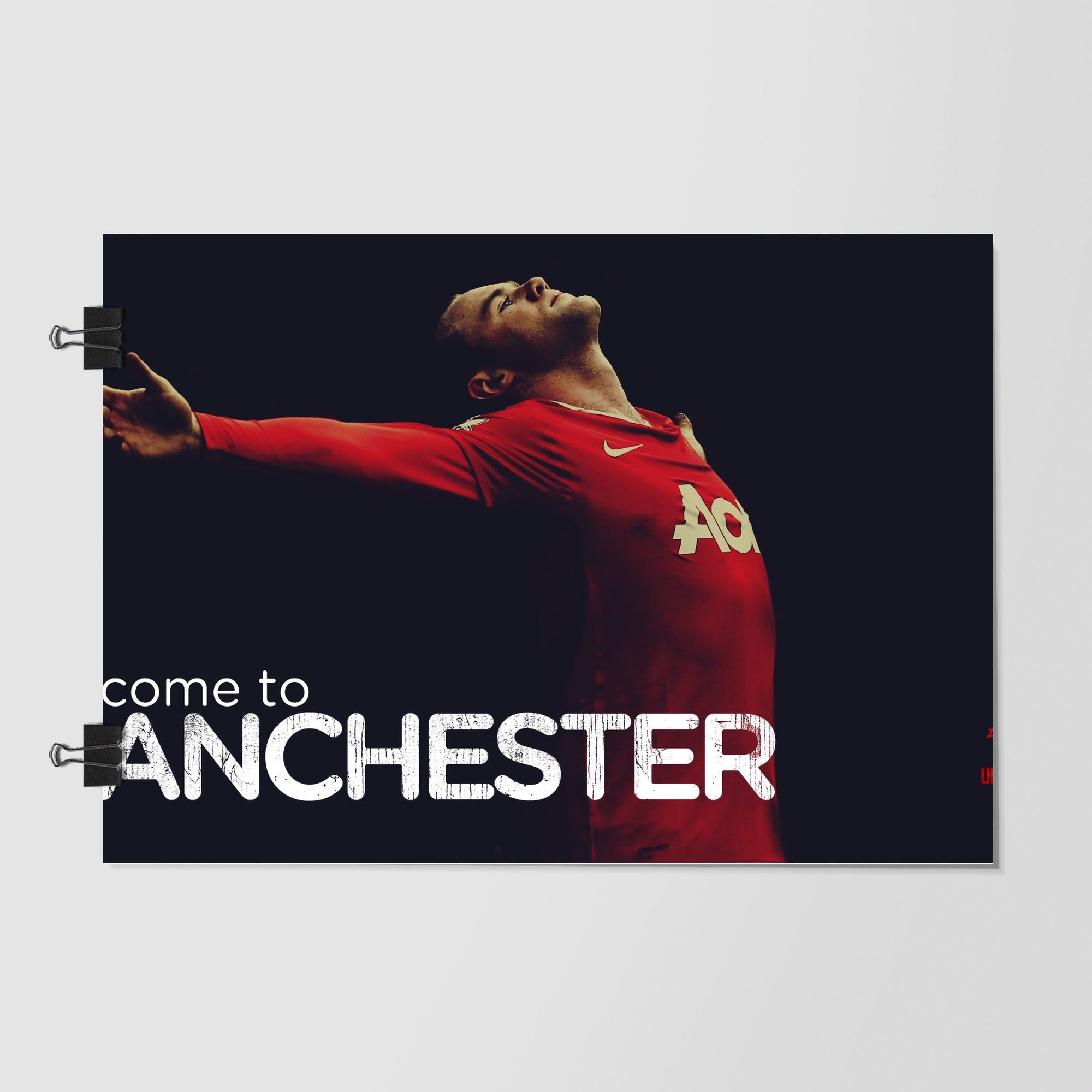 Manchester United Black Night Scene by Decalz