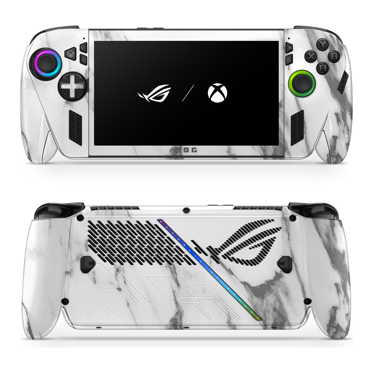 Marble White Asus ROG Xbox Ally skin by Decalz