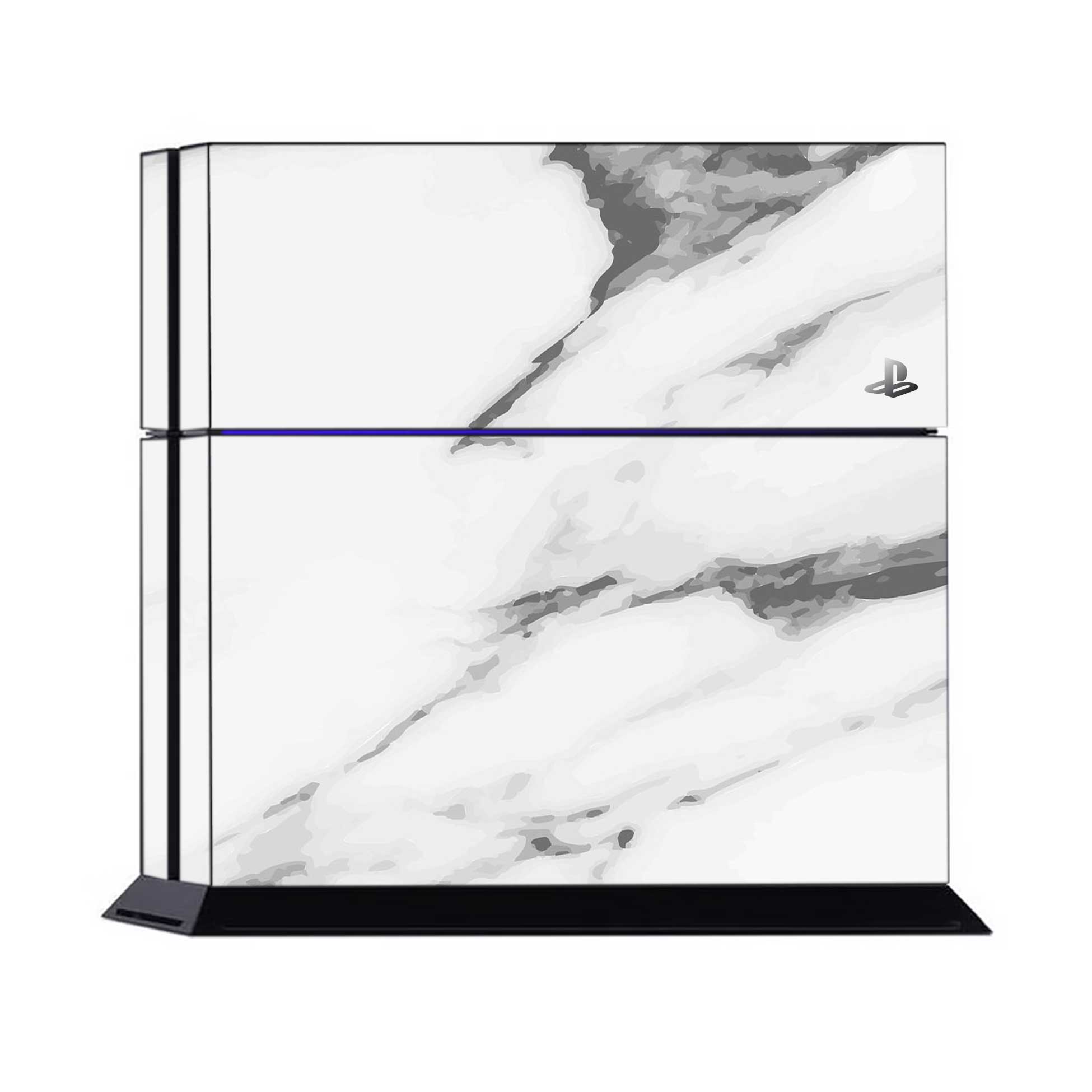 Marble White PlayStation 4 Fat Skins & Wraps
