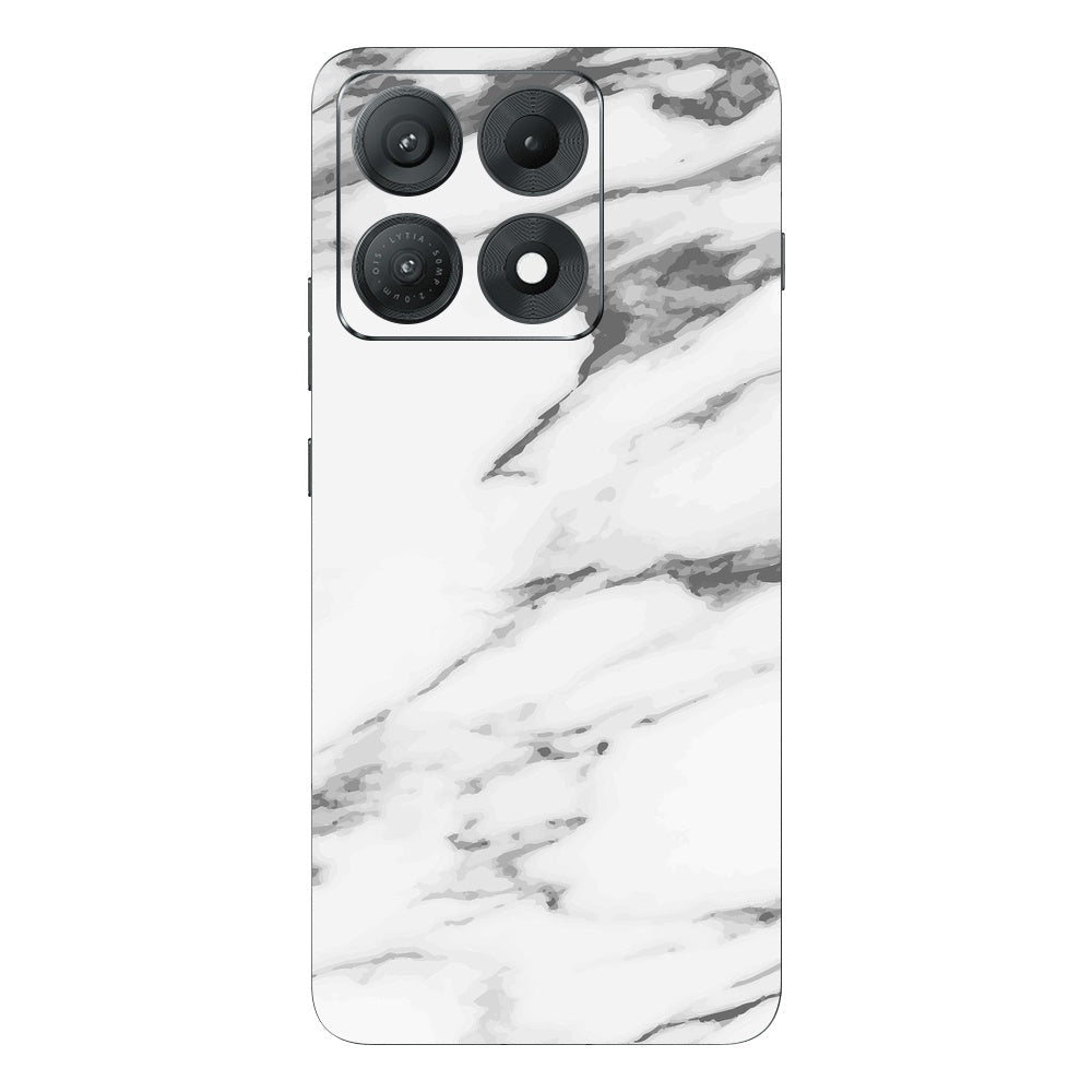 Marble White skin on Moto Edge 70 Max (5G) by Decalz
