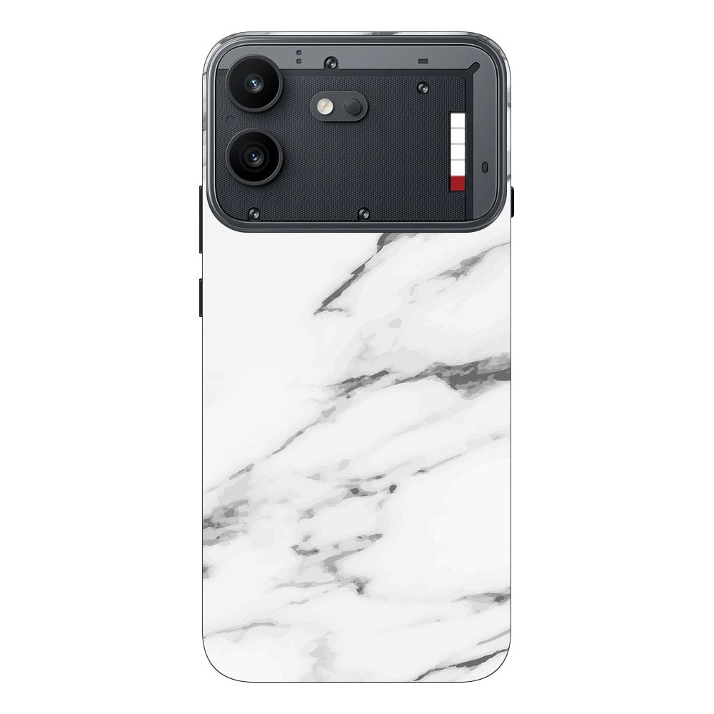Marble White skin on Nothing Phone 4B by Decalz
