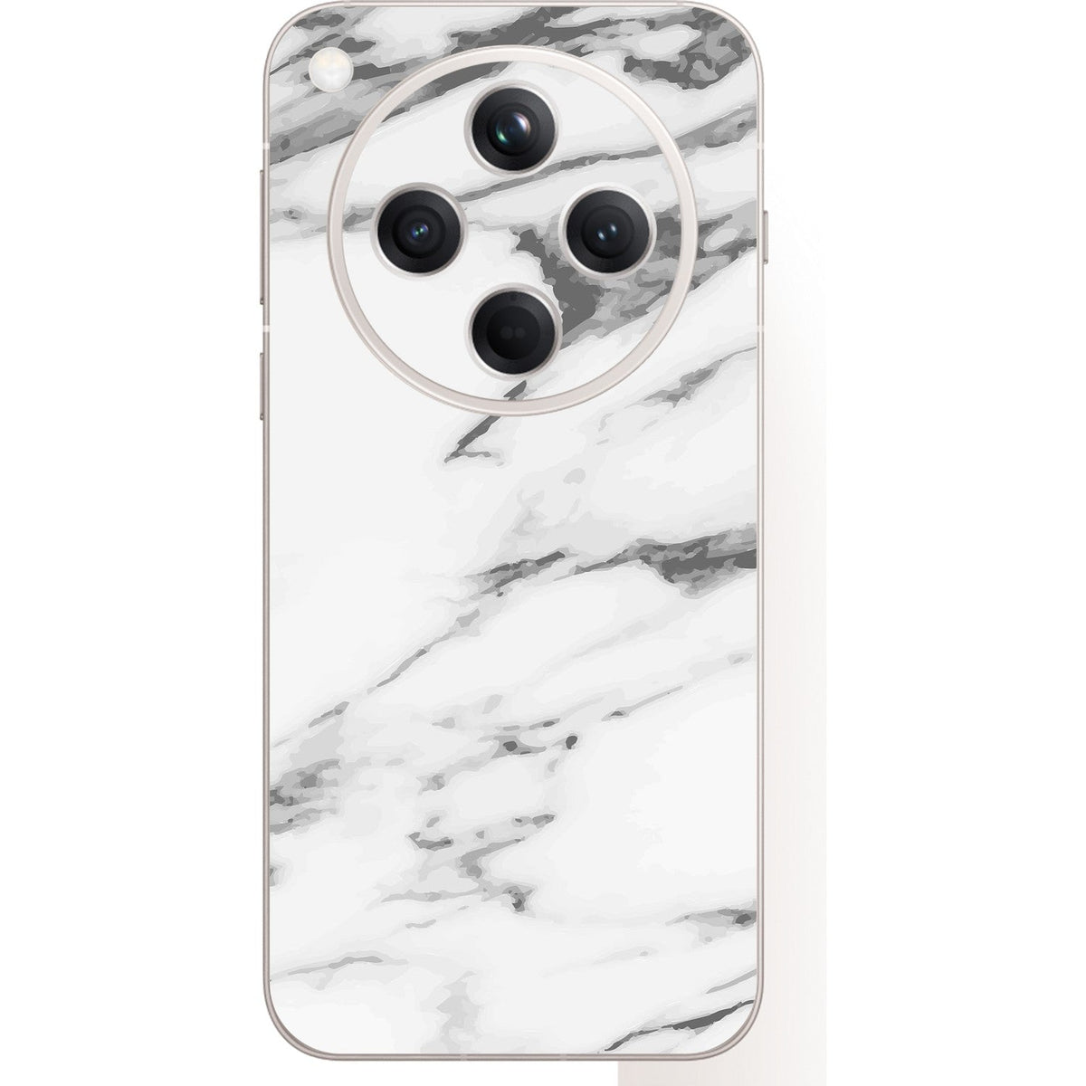 Marble White skin on Oppo Find X8 (5G) by Decalz