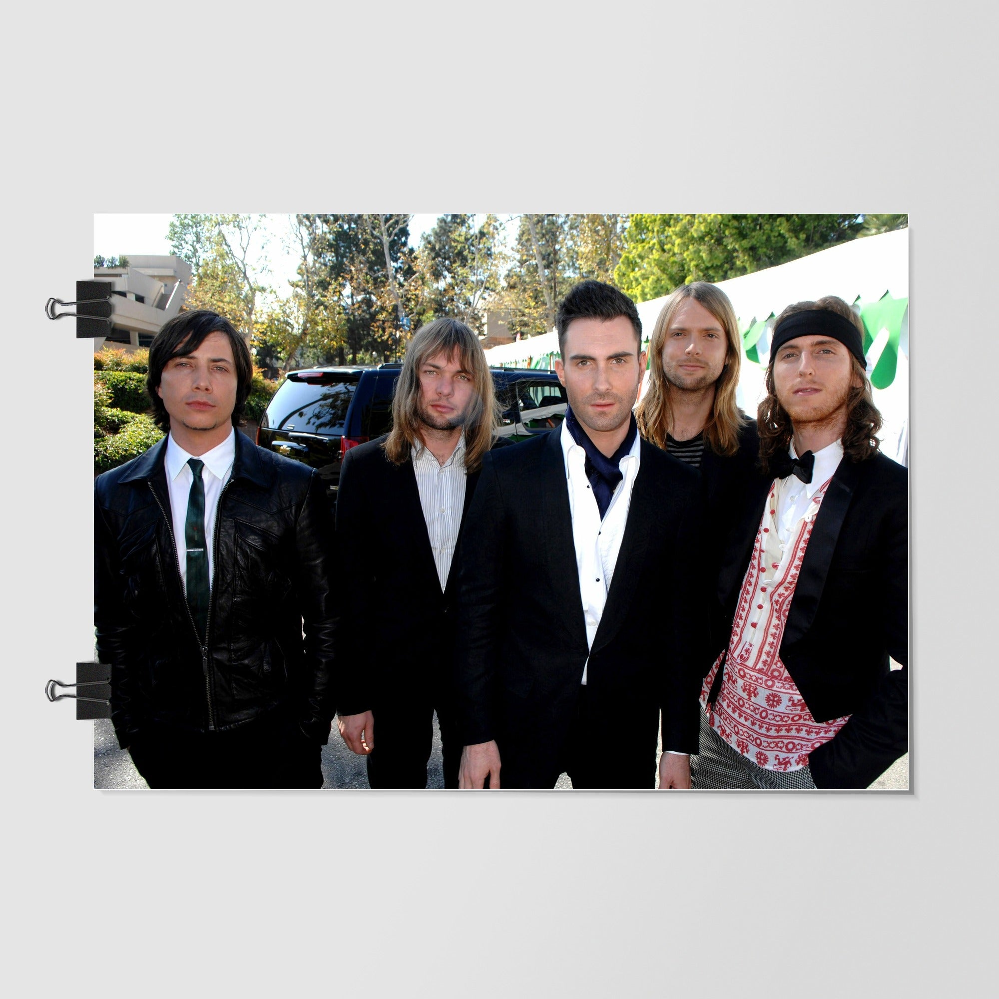 Maroon 5 Black Studio Shot by Decalz