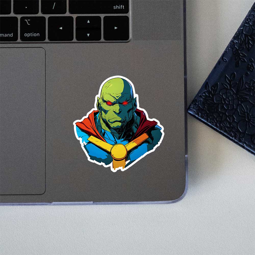 Martian Manhunter Dc Comics Sticker