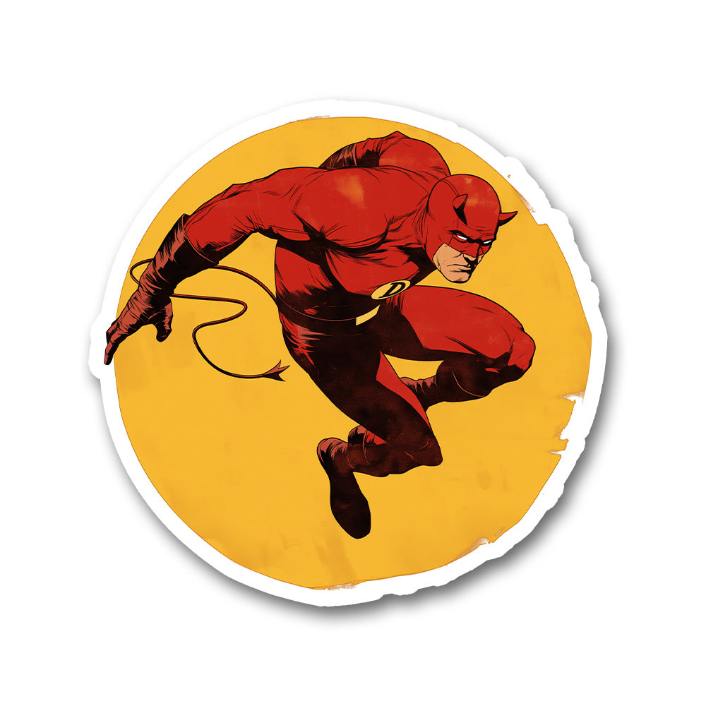 Marvel Daredevil Retro Comic Sticker