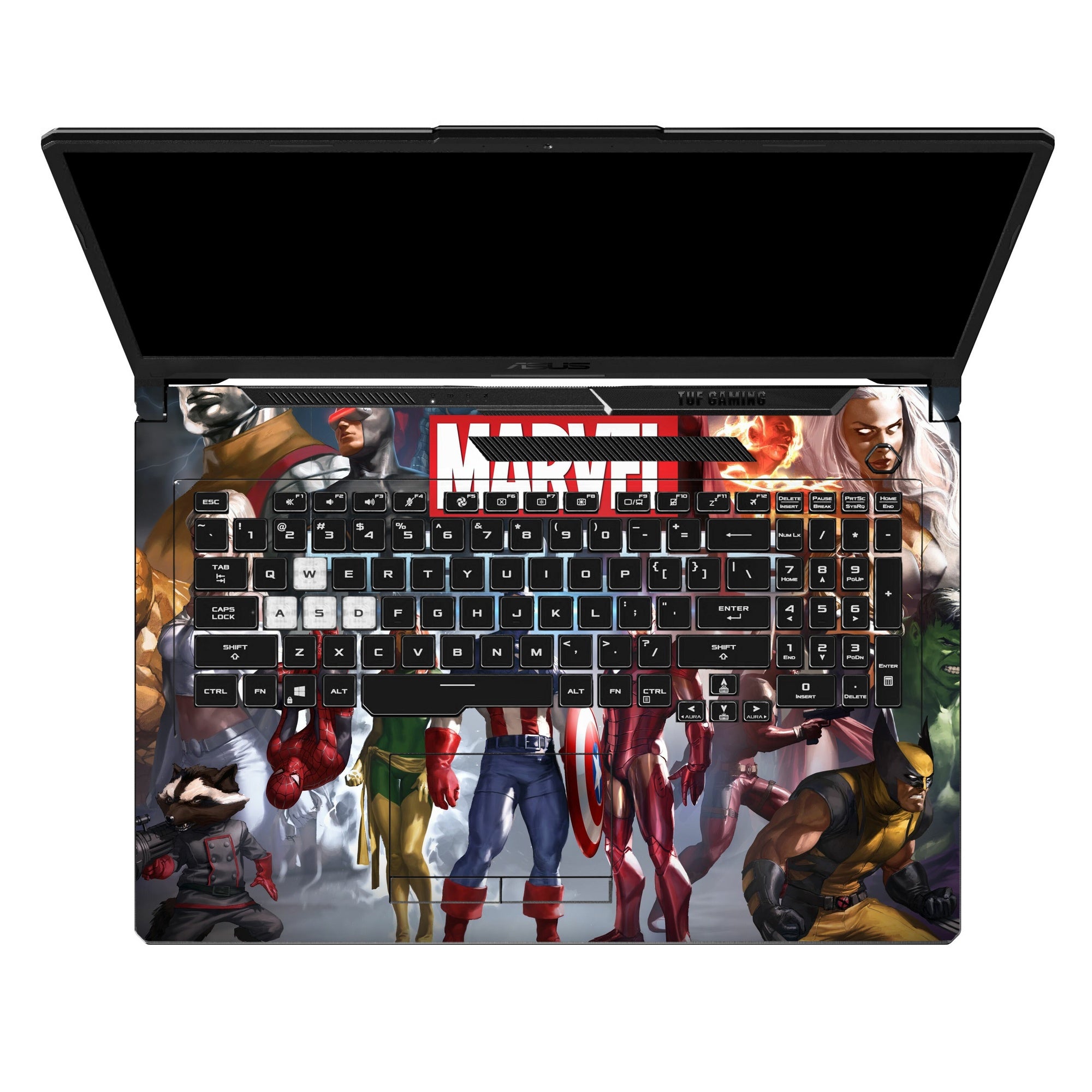 Marvel Heroes Team Black Dynamic Angle by Decalz