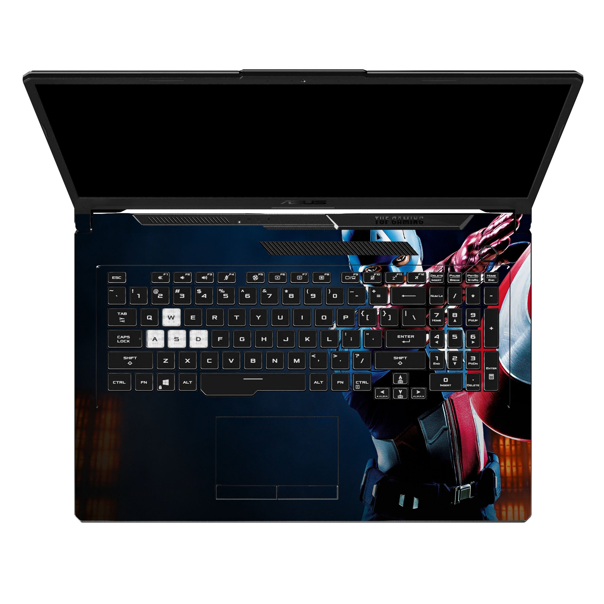 Marvel Heroes Team Black Side Profile by Decalz