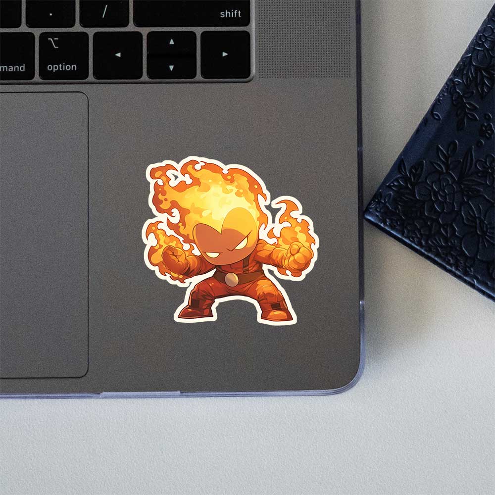 Marvel Human Torch Retro Sticker