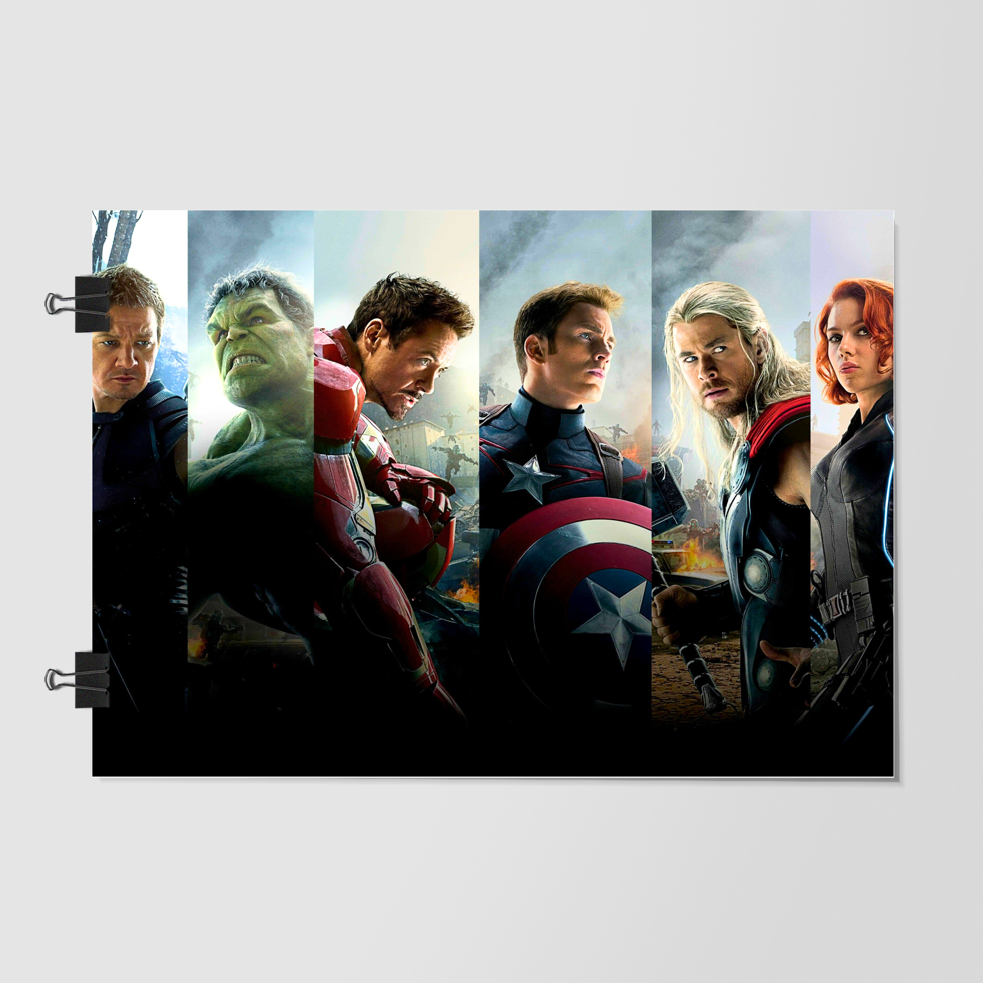 Marvel Movie Scene Still Black Dynamic Angle by Decalz