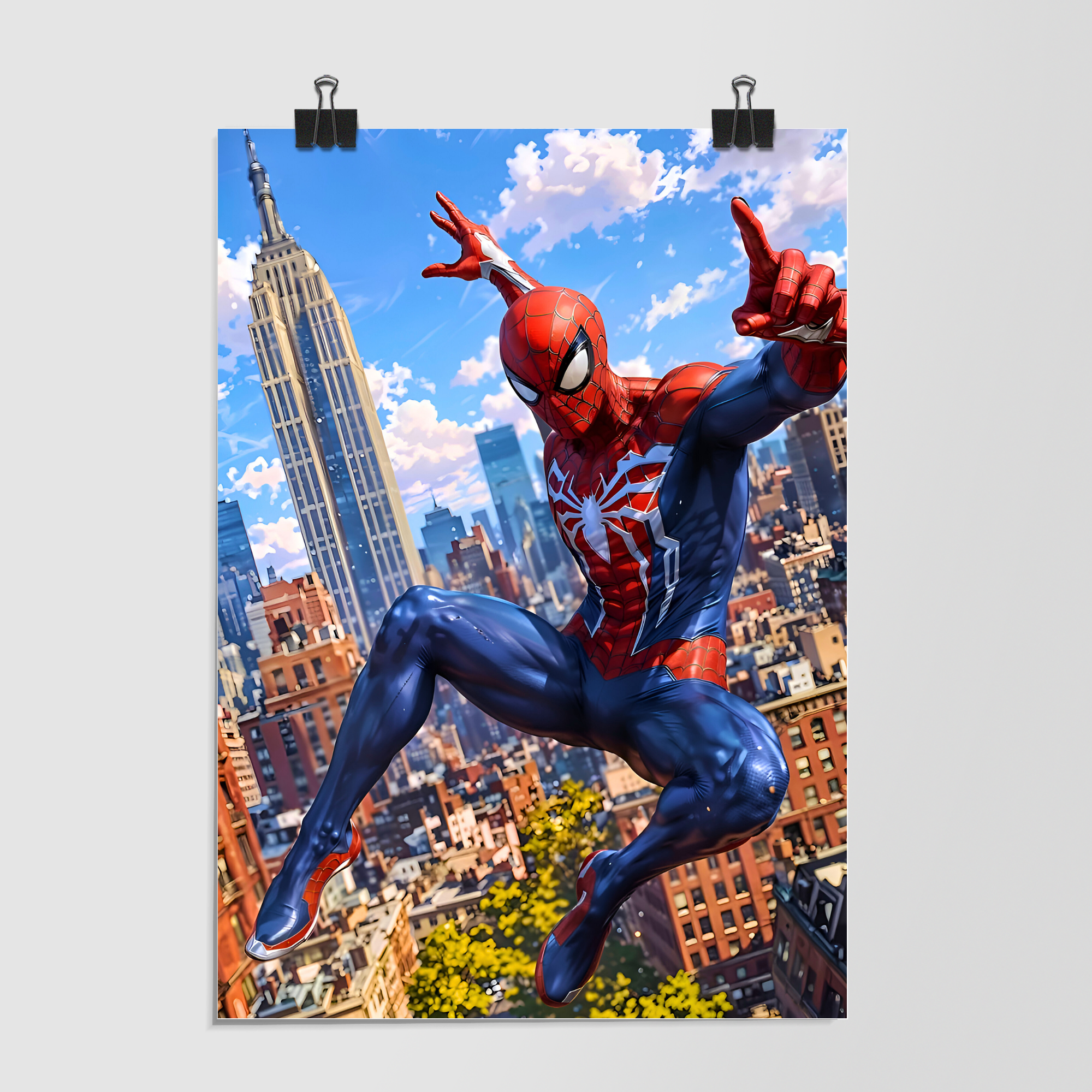 Marvel Movie Scene Still Sky Blue by Decalz