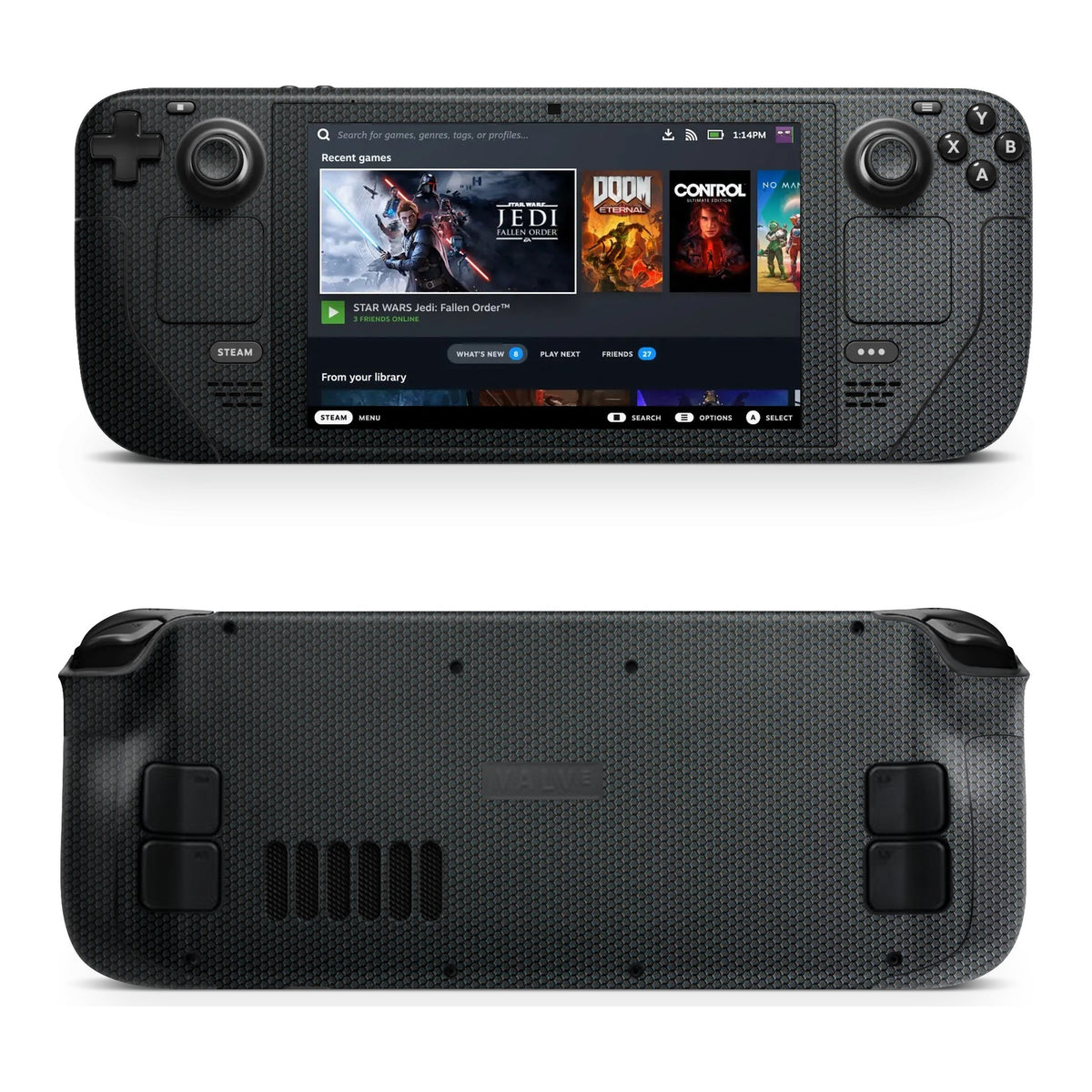 Matrix Steam Deck skin by Decalz