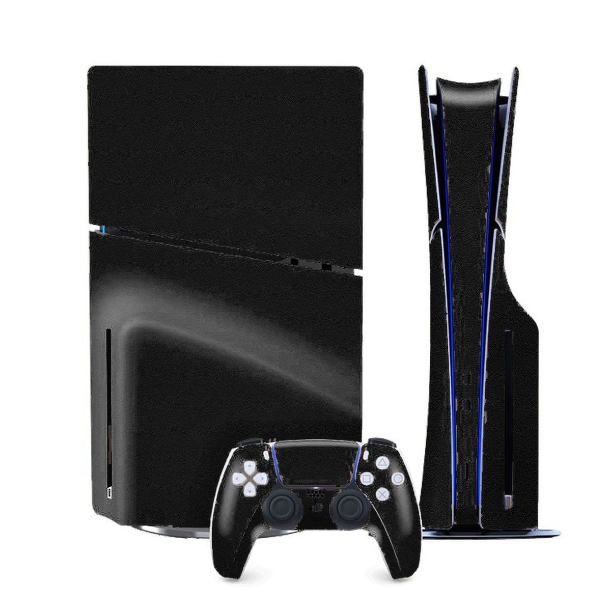 Matte Black PlayStation 5 Slim skin by Decalz