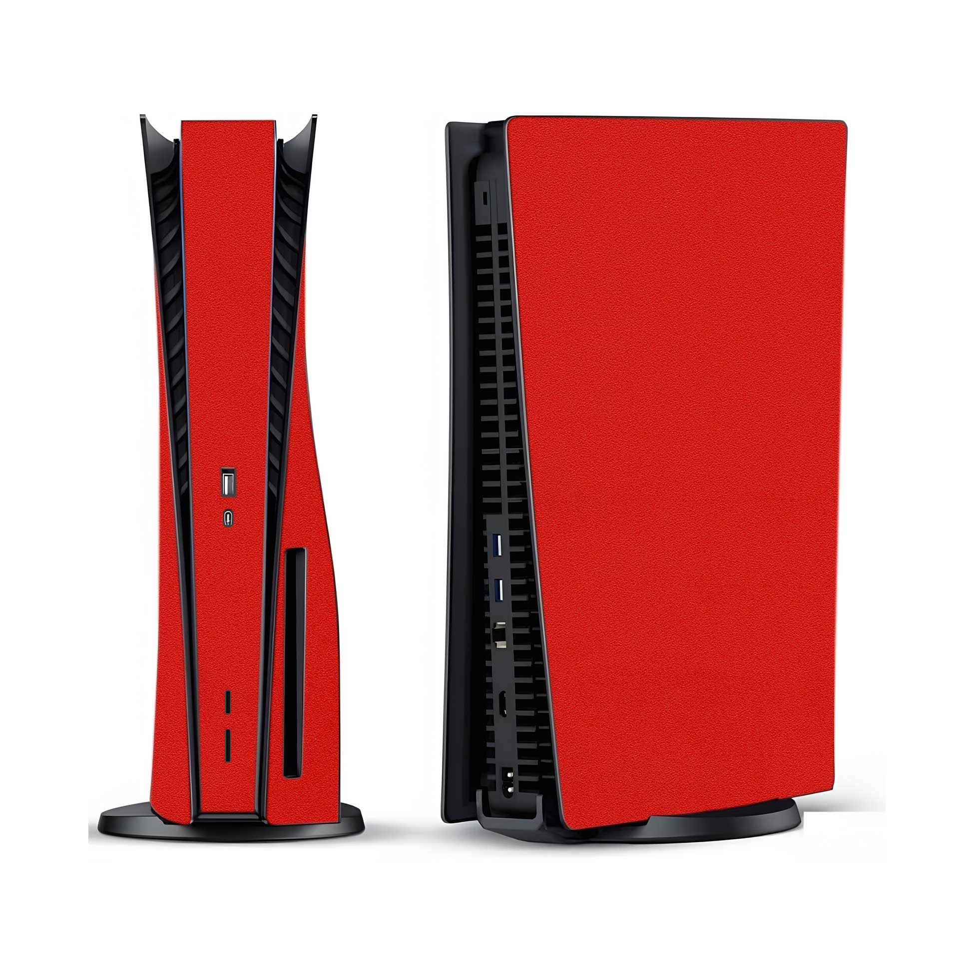 Matte Red PlayStation 5 Fat Skins & Wraps
