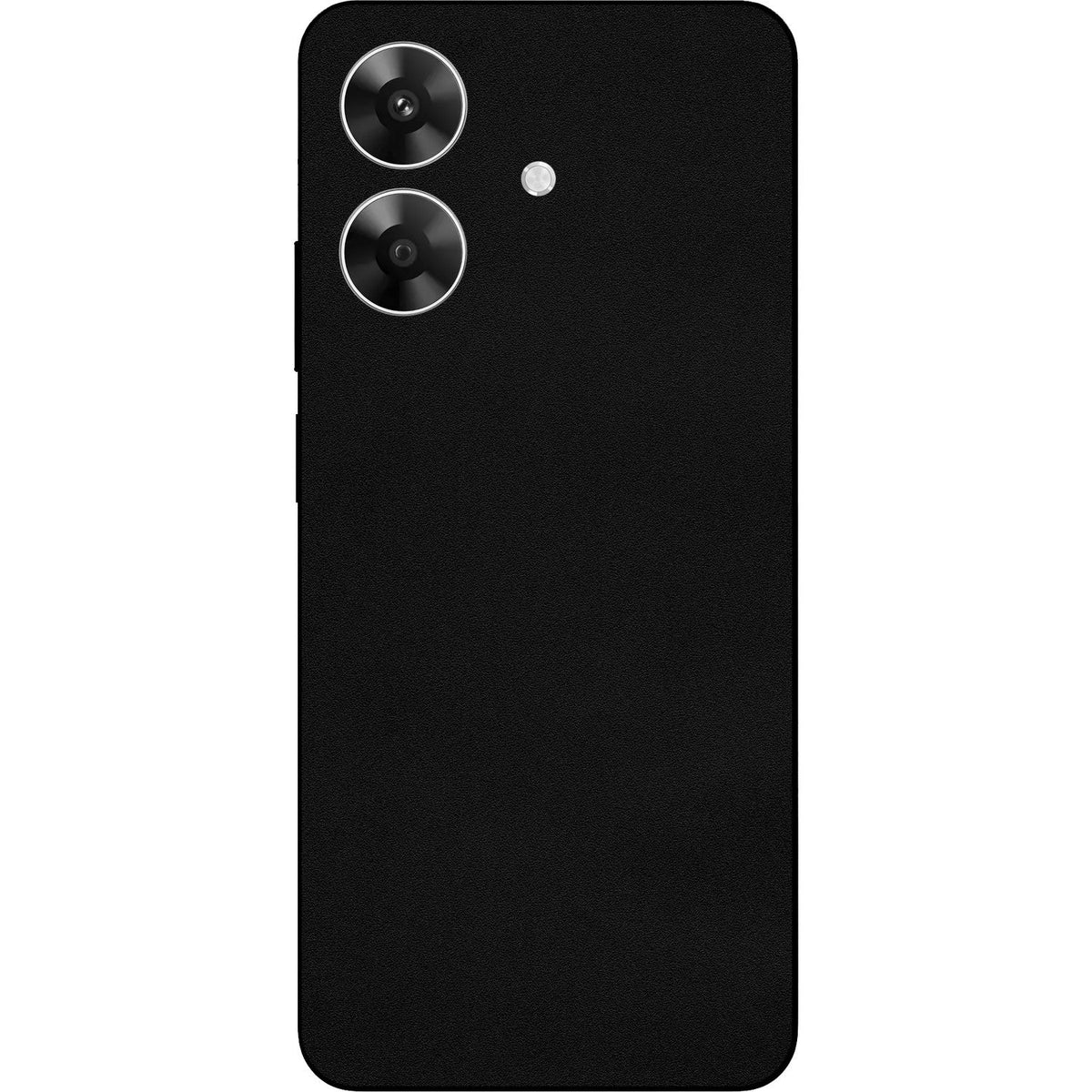 Matte Black skin on Realme Narzo N61 by Decalz