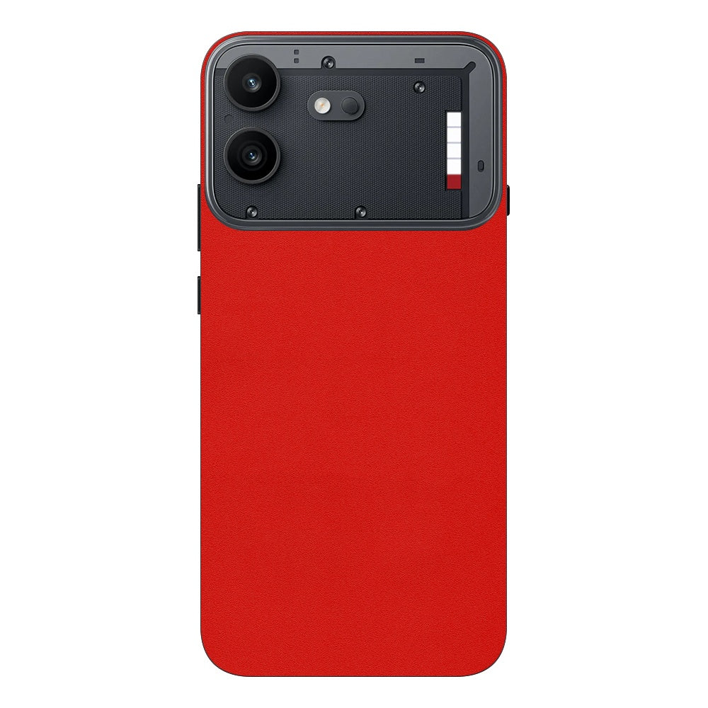 Matte Red skin on Nothing Phone 4B by Decalz