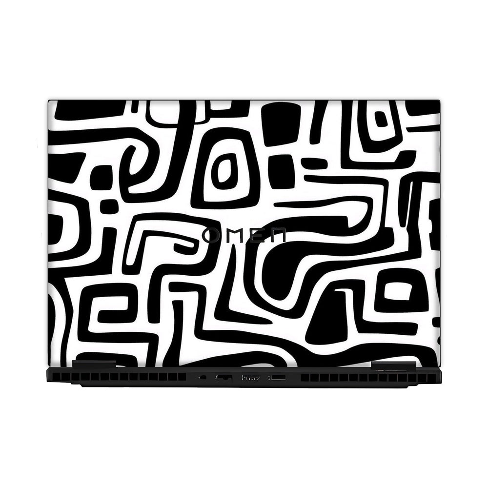Maze Patterns skin on Hp Omen Gaming 16-AM0241TX by Decalz