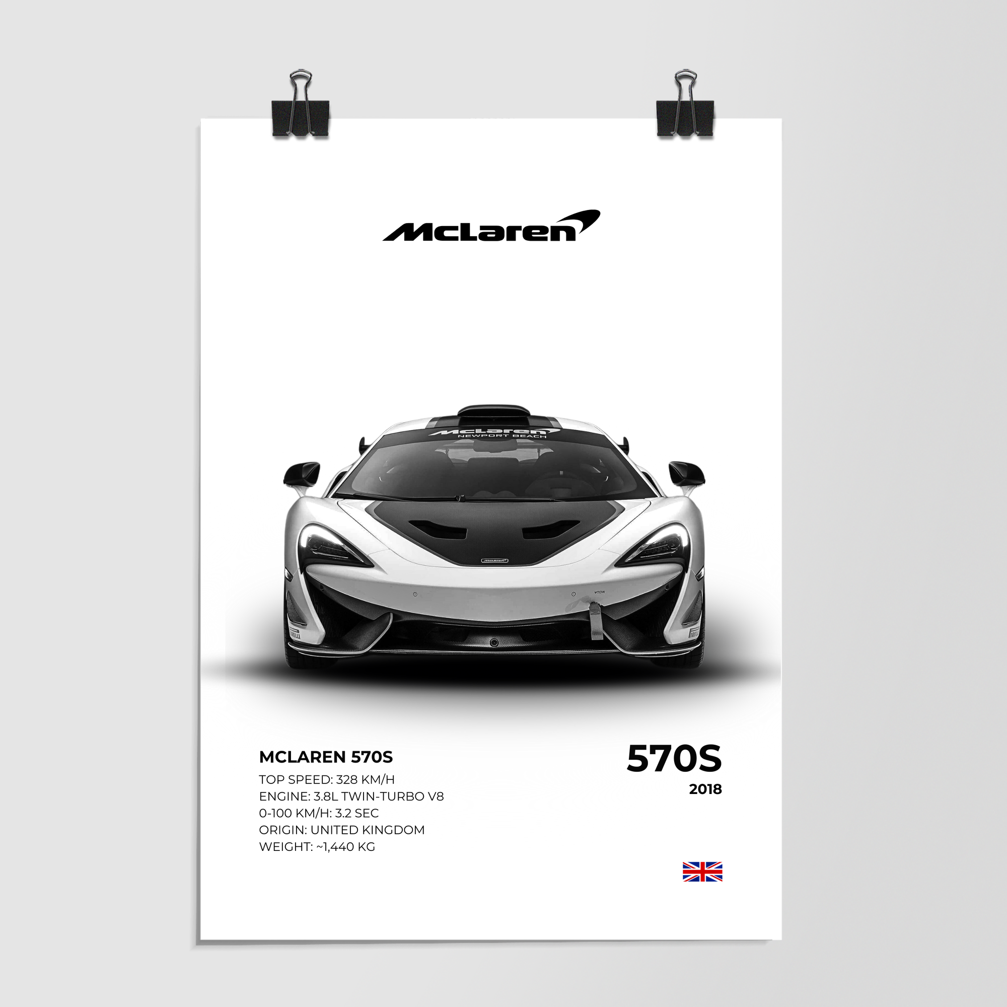 Mclaren 570s Gray by Decalz