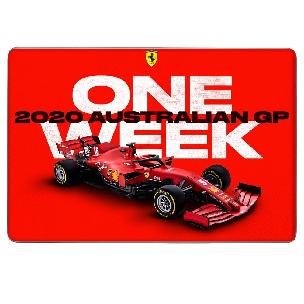Melbourne GP Ferrari Countdown skin on Hp Notebook 15s-DU0072TX by Decalz