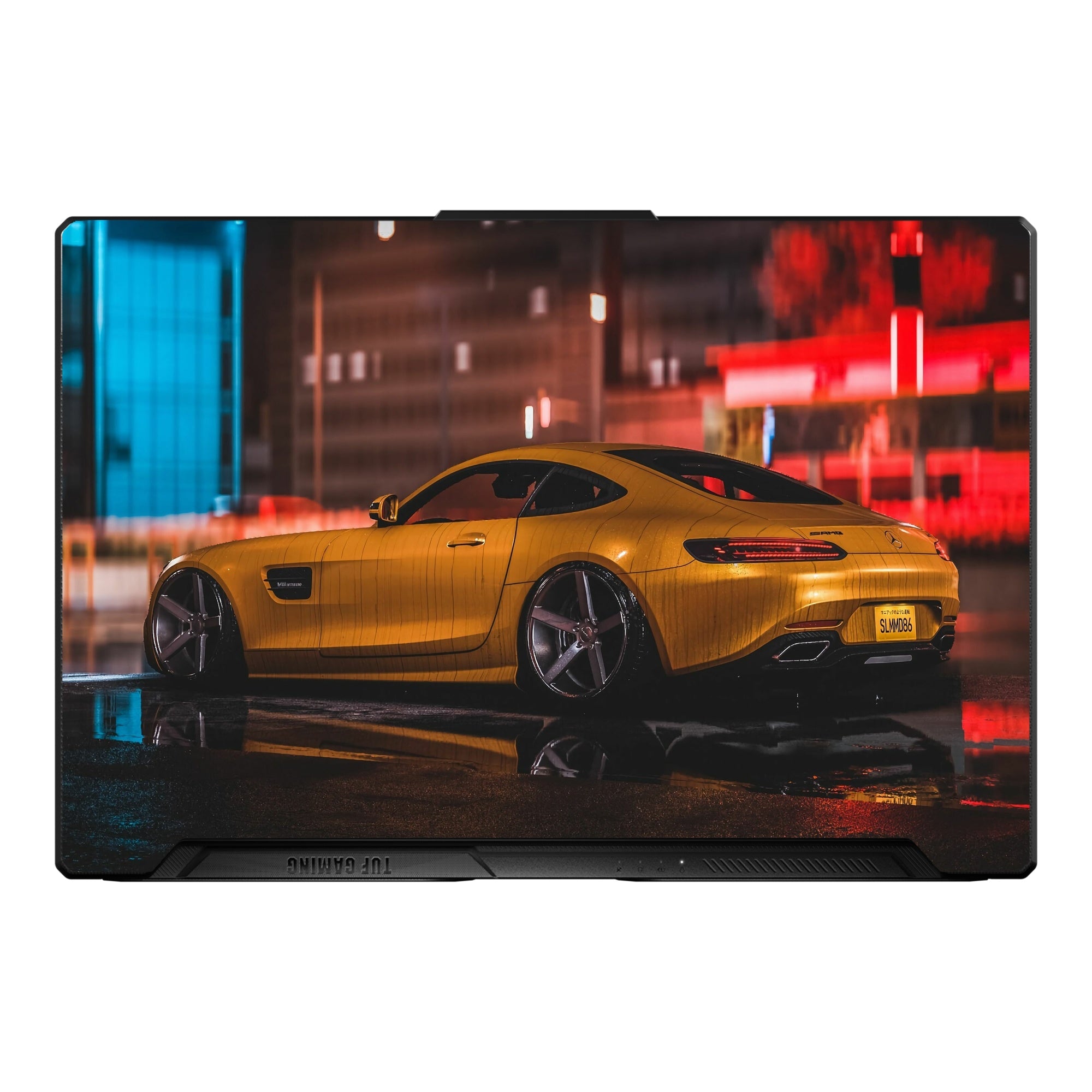 Mercedes Benz Black Luxury Coupe Night Scene by Decalz