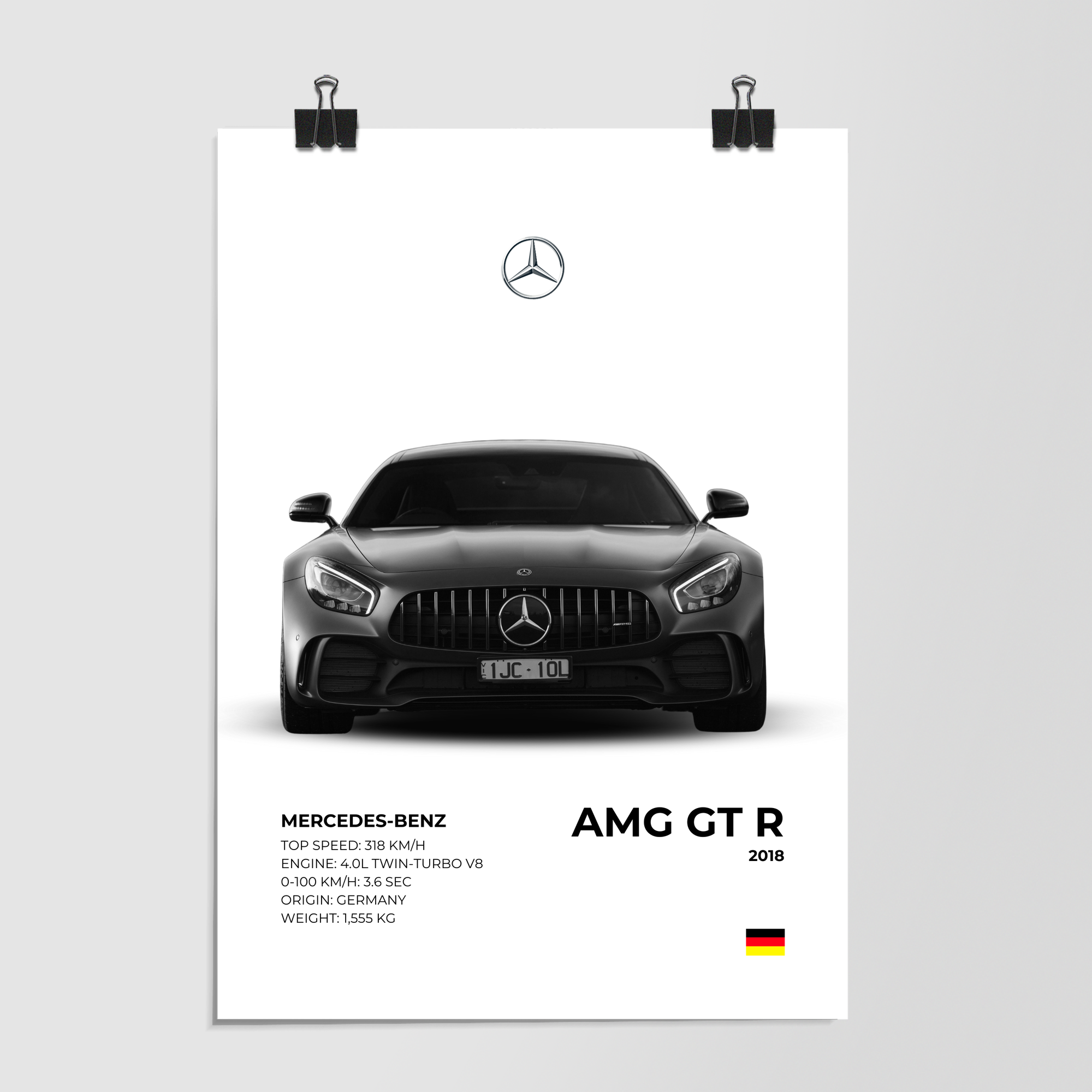 Mercedes Amg Gtr 2018 Gray by Decalz