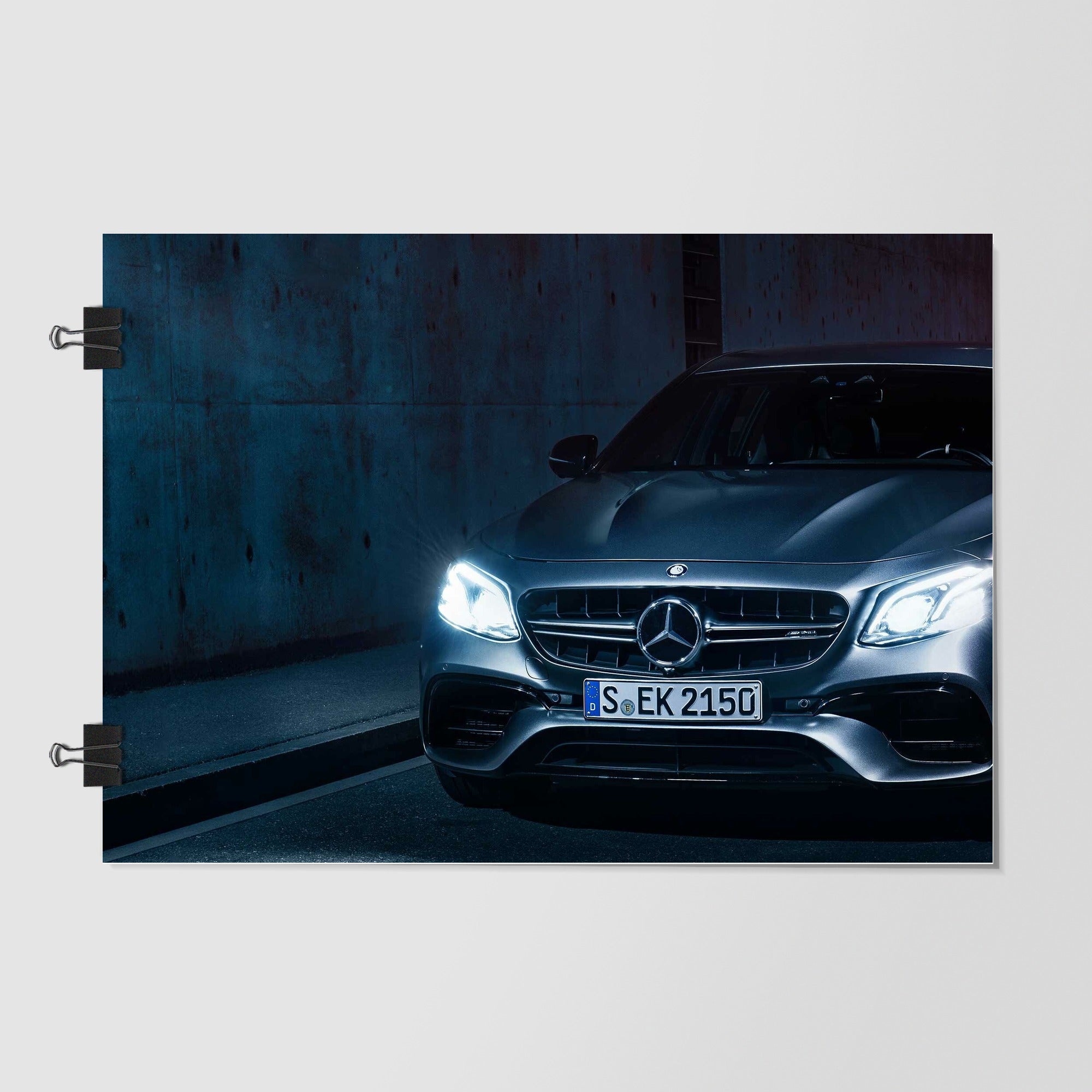 Mercedes Benz Dark Blue Luxury Coupe by Decalz