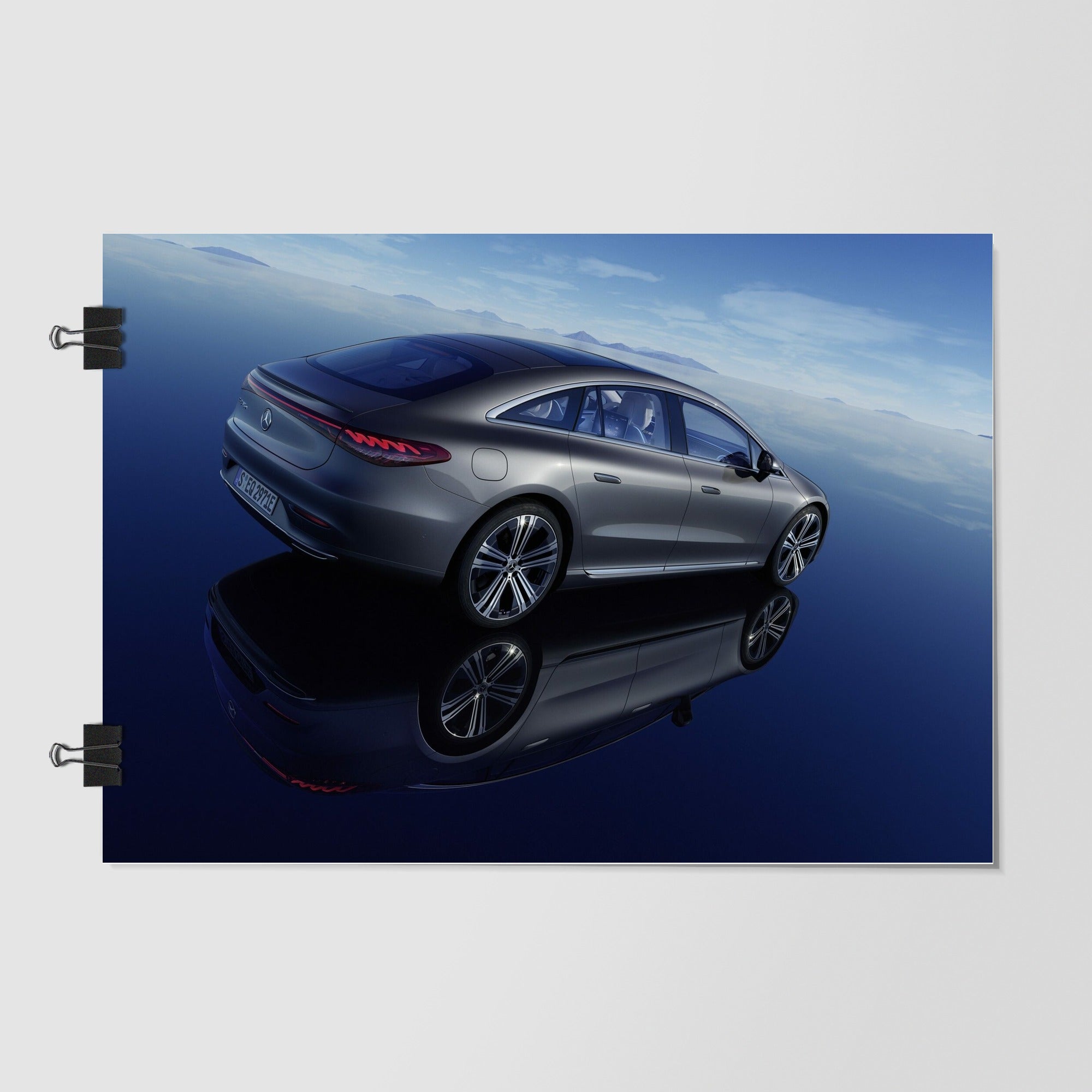 Mercedes Benz Eqs Black Close Up Detail by Decalz