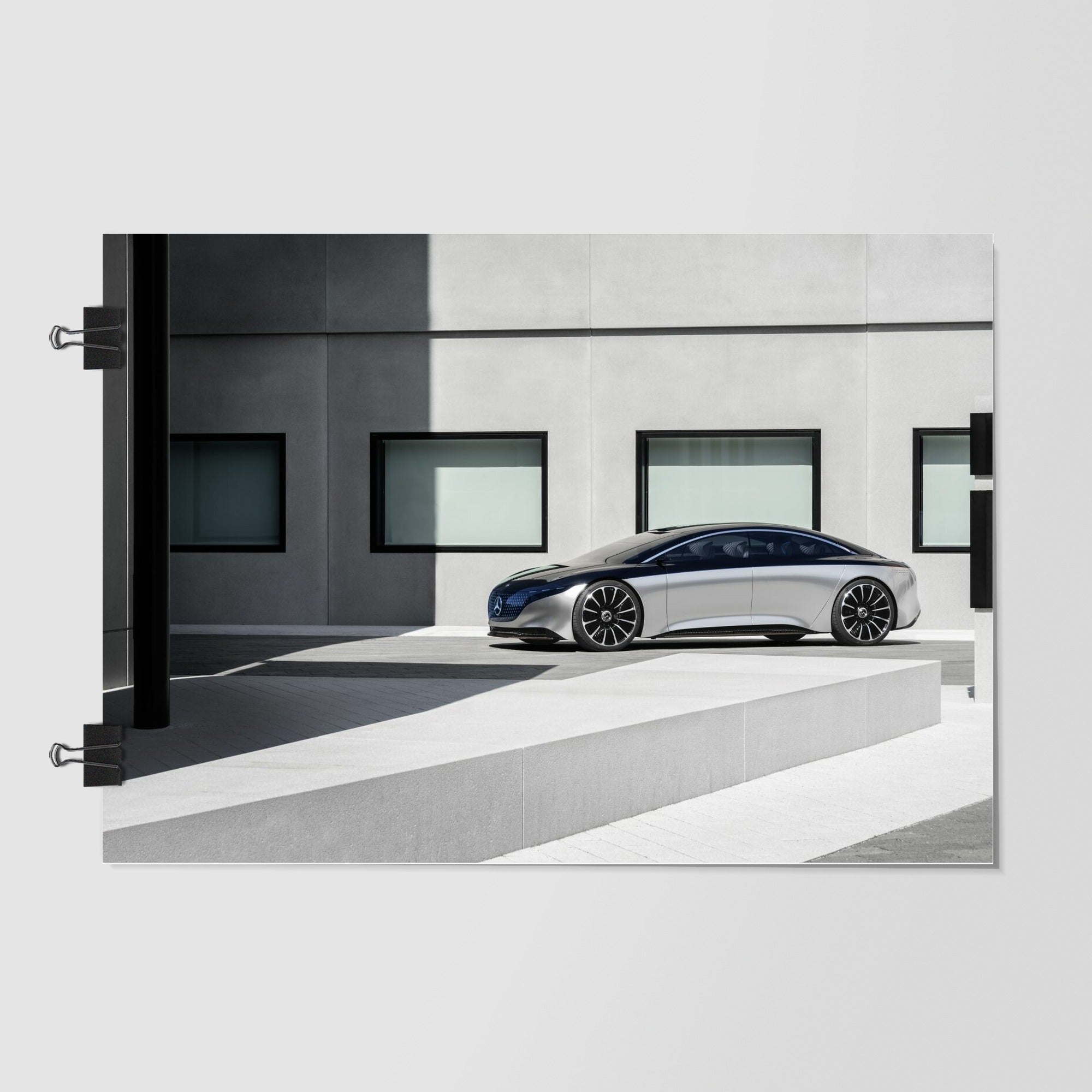 Mercedes Benz Eqs Silver Studio Shot by Decalz