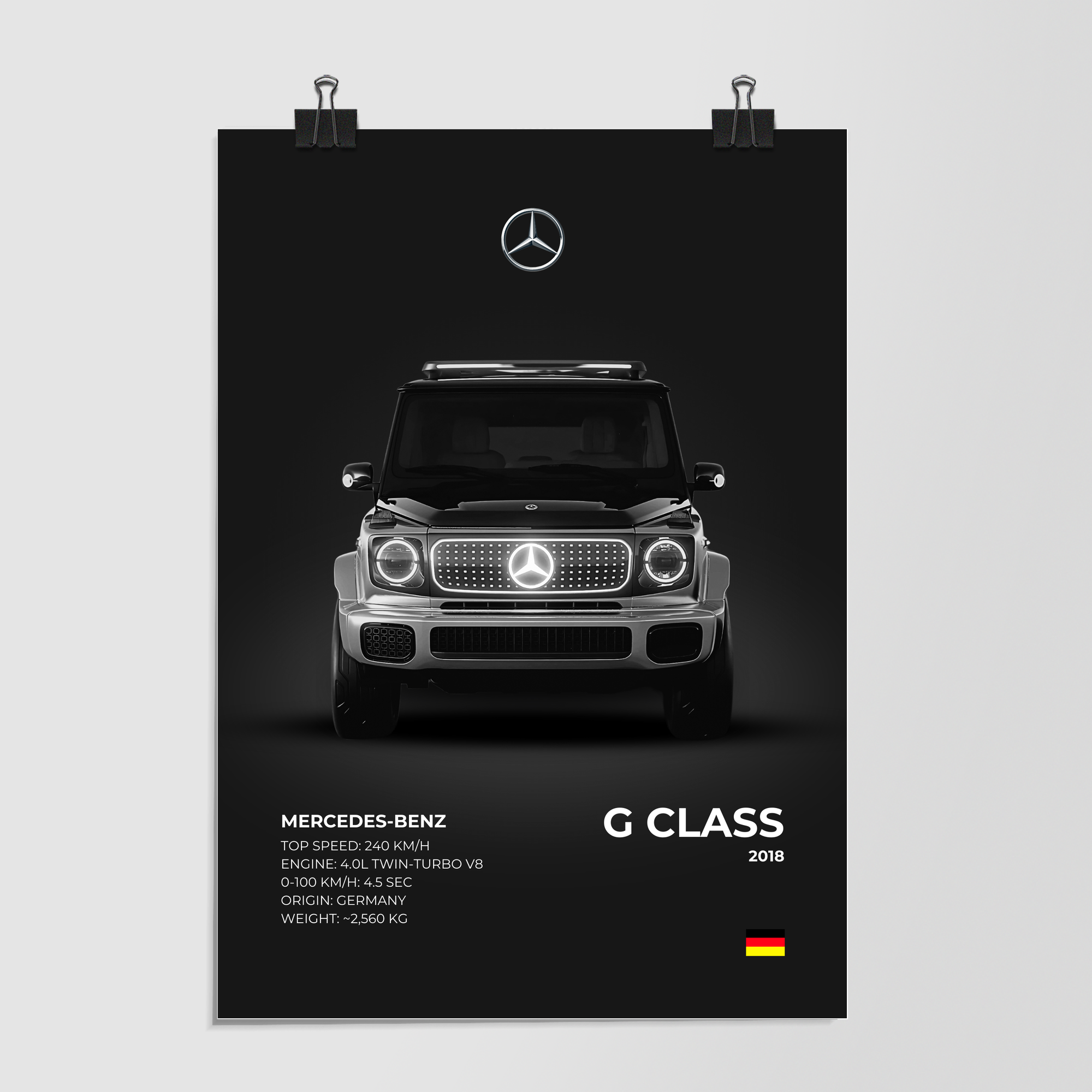 Mercedes G Class Black 2018 by Decalz