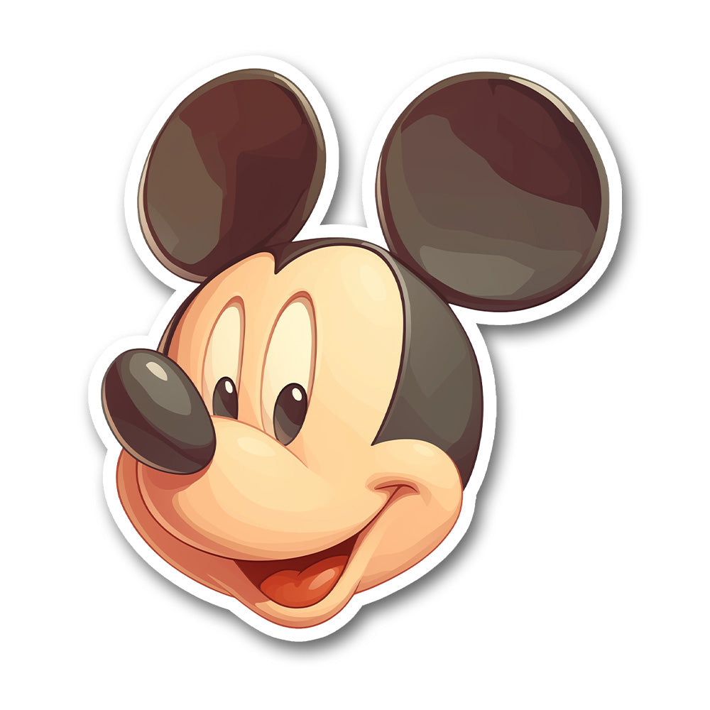 Mickey Mouse Head Sticker