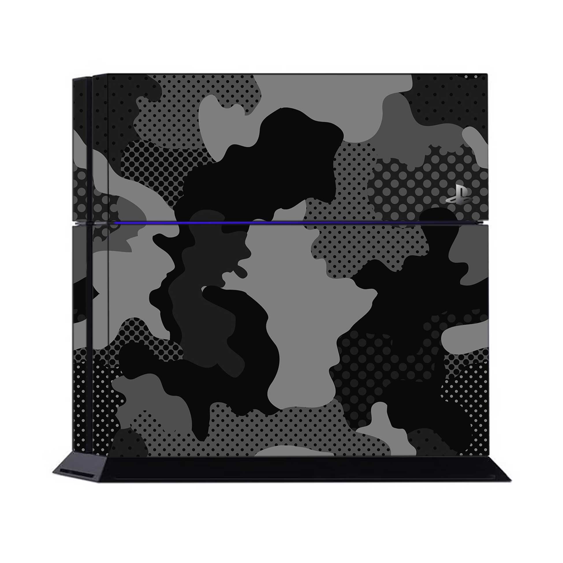 Military Black Camo PlayStation 4 Fat Skins & Wraps