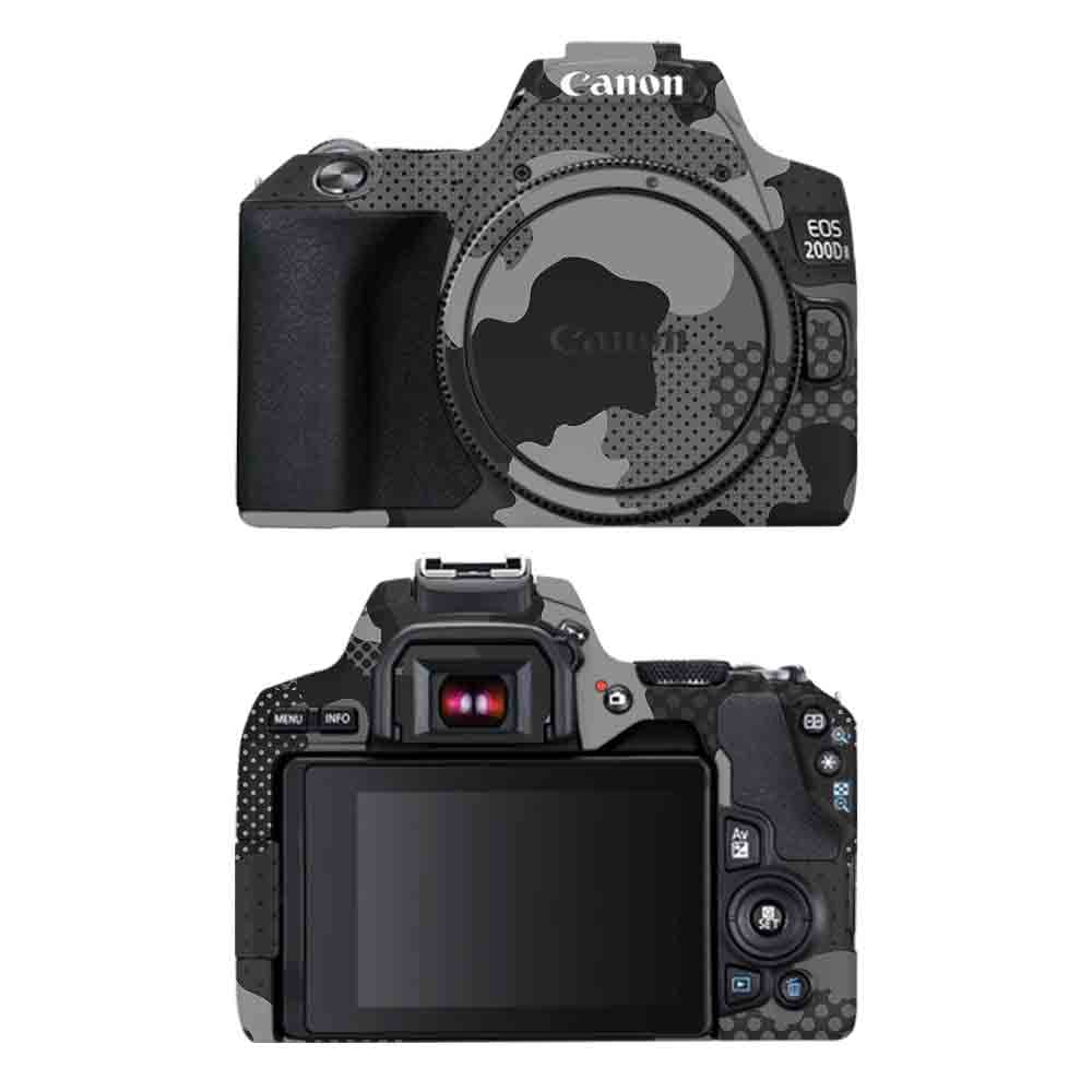 Military Black Camo - Canon Camera Skins