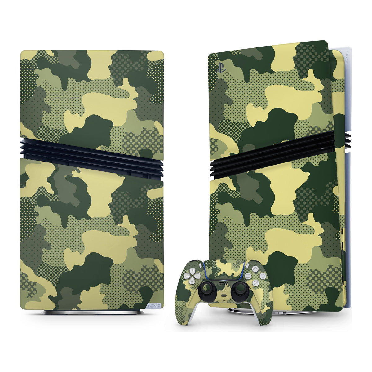 Military Green Camo PlayStation 5 Pro skin by Decalz