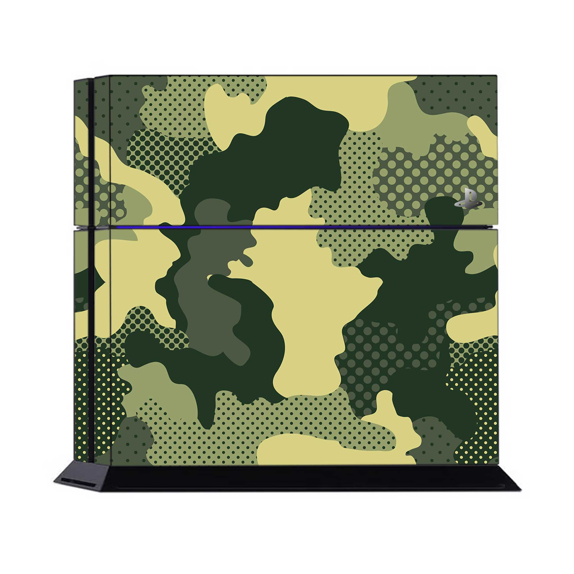 Military Green Camo PlayStation 4 Fat Skins & Wraps