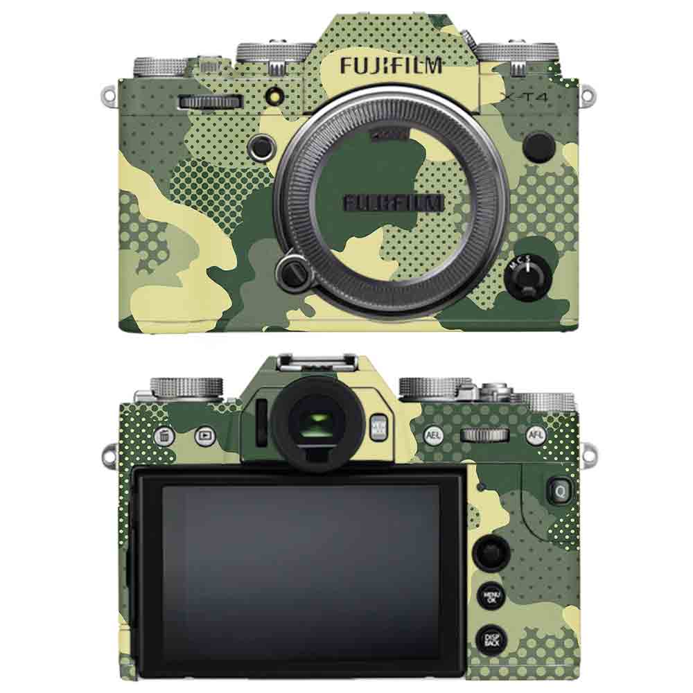 Military Green Camo - Fujifilm Camera Skins