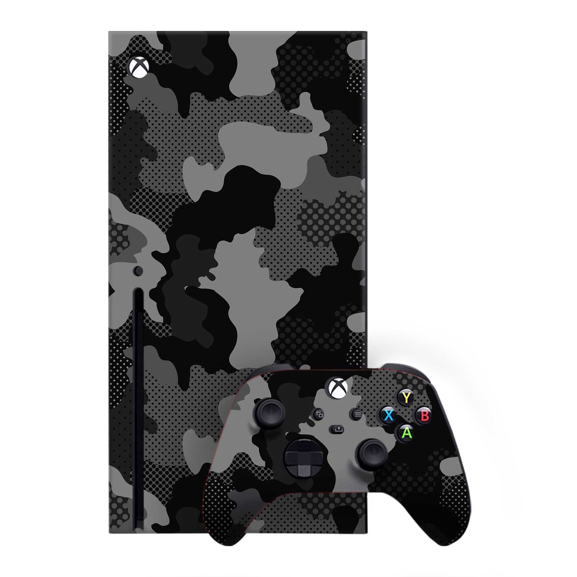 Military Black Camo Xbox One X Skins & Wraps
