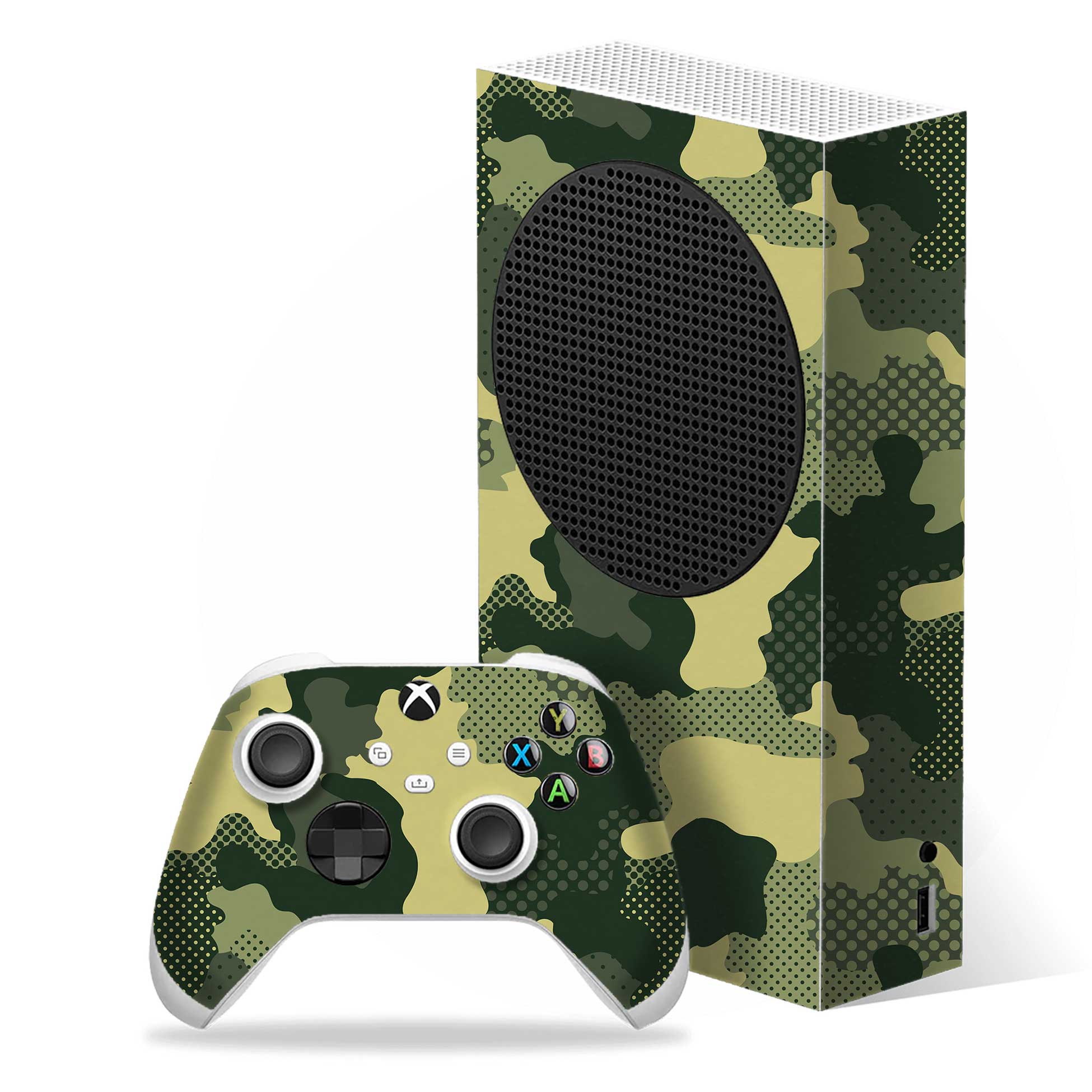 Military Green Camo Xbox Series S Skins & Wraps