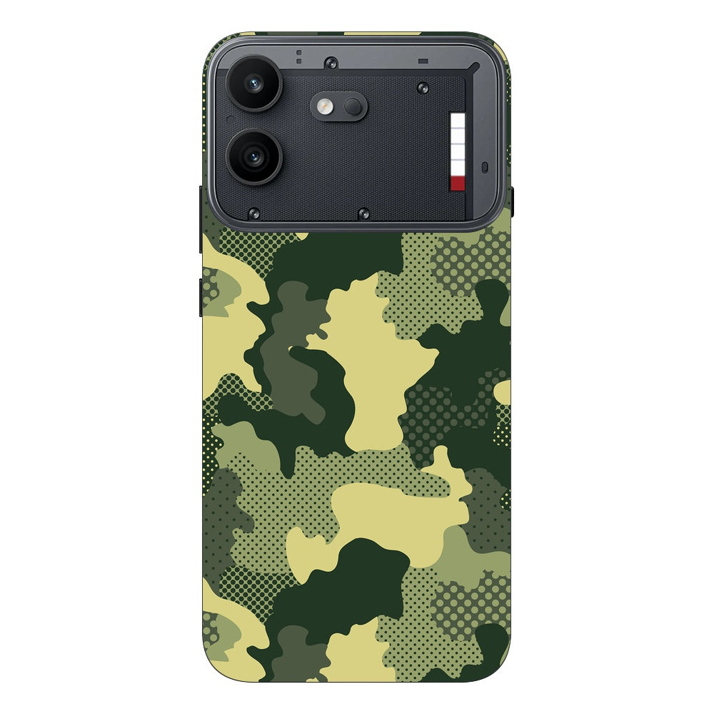 Military Green Camo skin on Nothing Phone 4B by Decalz