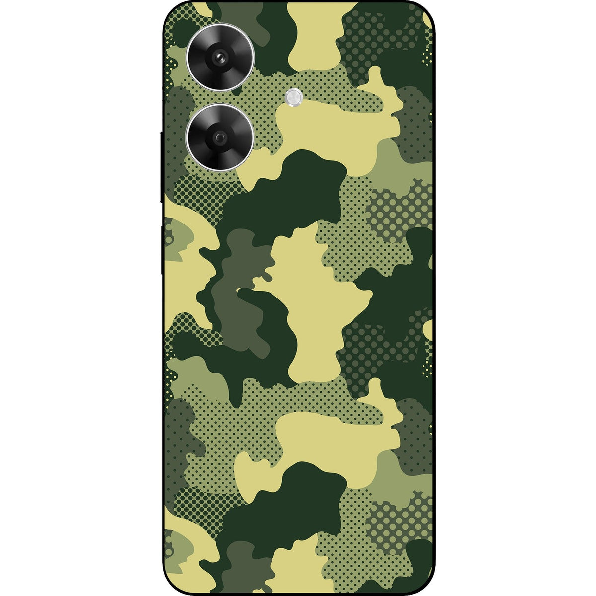 Military Green Camo skin on Realme Narzo N61 by Decalz
