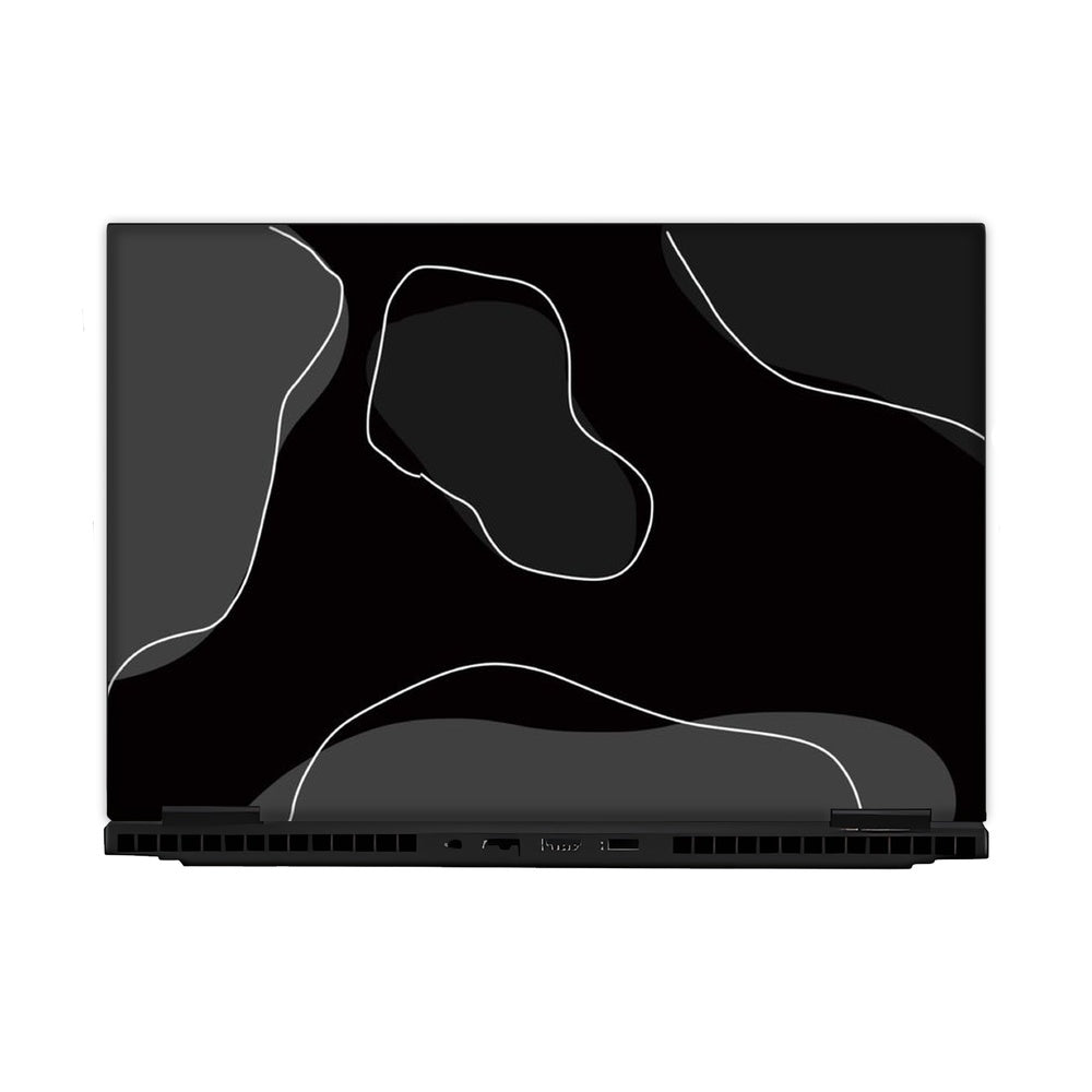 Minim Black skin on Hp Omen Gaming 16-AM0241TX by Decalz