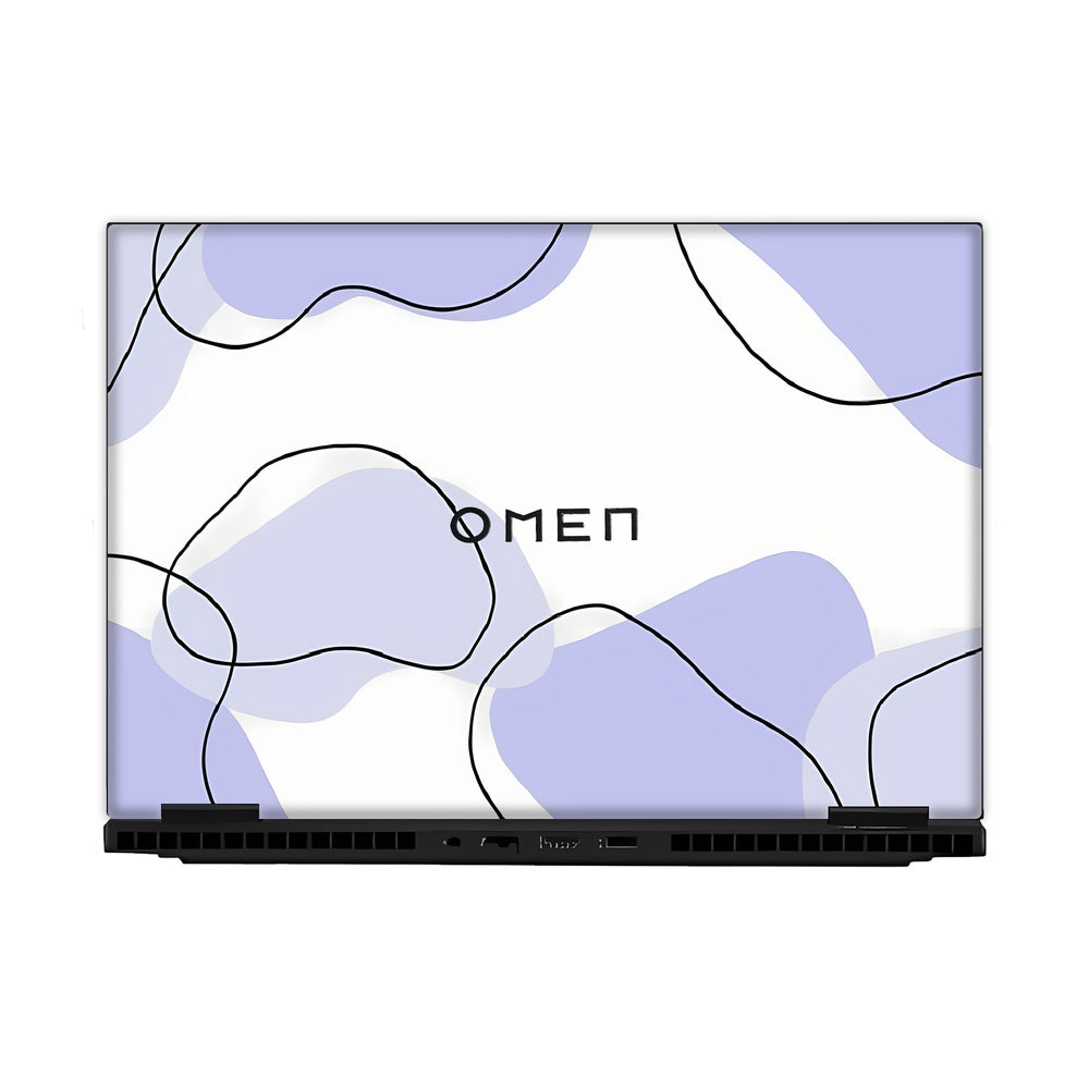 Minim Violet skin on Hp Omen Gaming 16-AM0241TX by Decalz