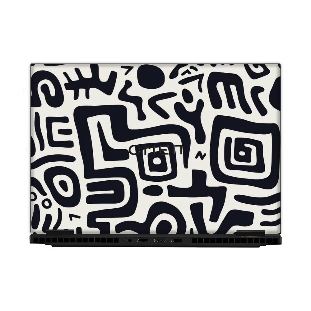 Minimalist Tribal Elements skin on Hp Omen Gaming 16-AM0241TX by Decalz