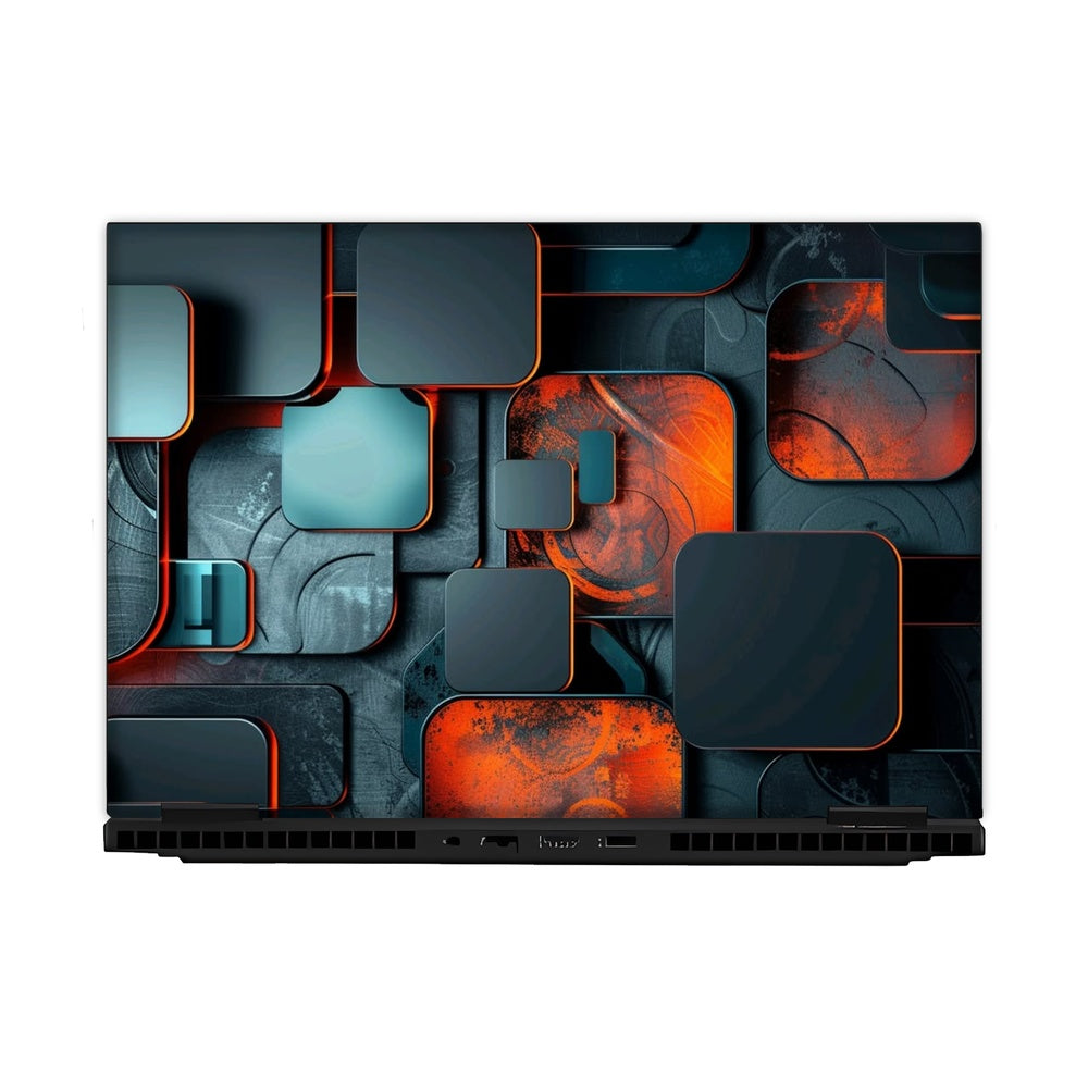 Modern 3D Square skin on Hp Omen Gaming 16-AM0241TX by Decalz