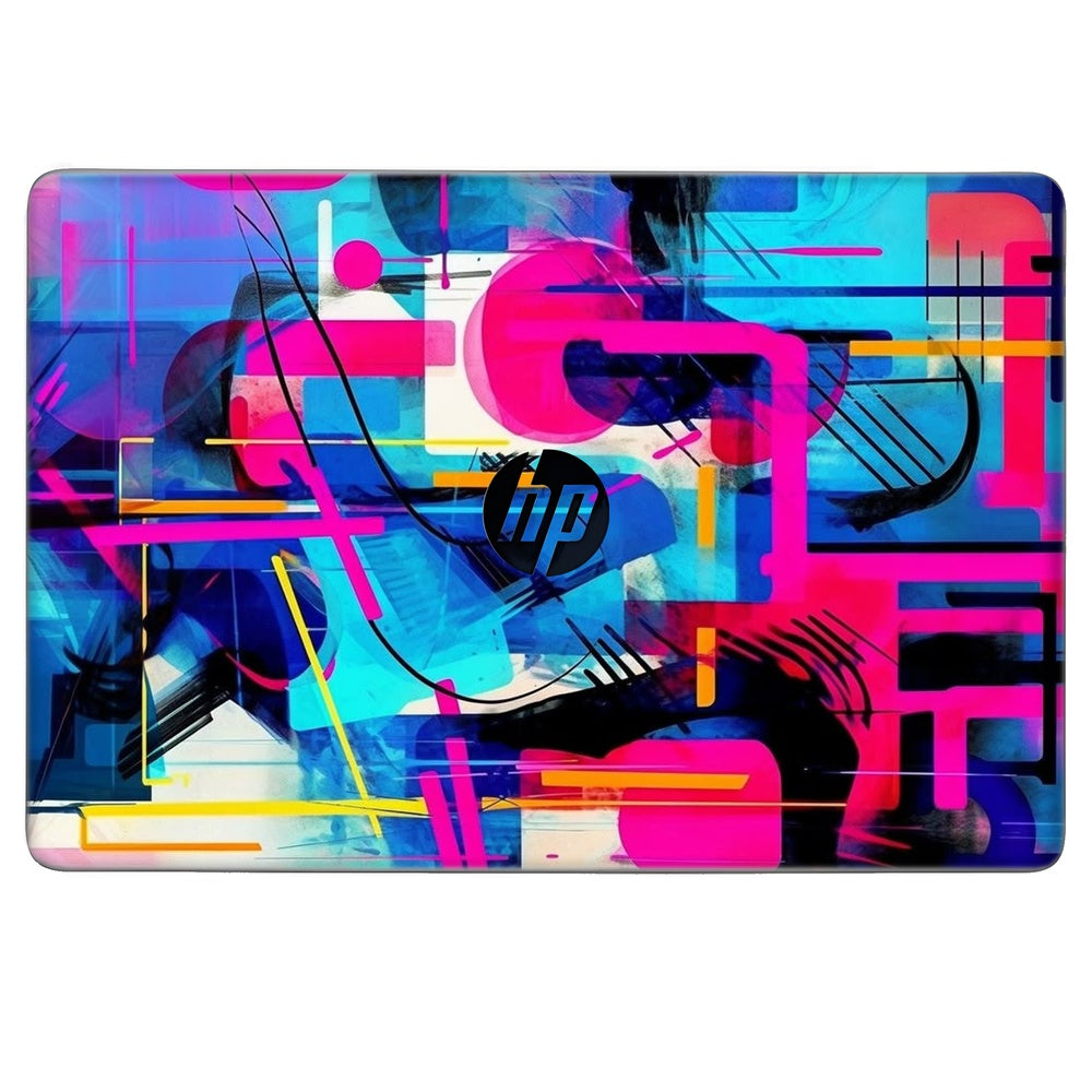 Modern Geometric Fusion skin on Hp Notebook 15s-DU0072TX by Decalz