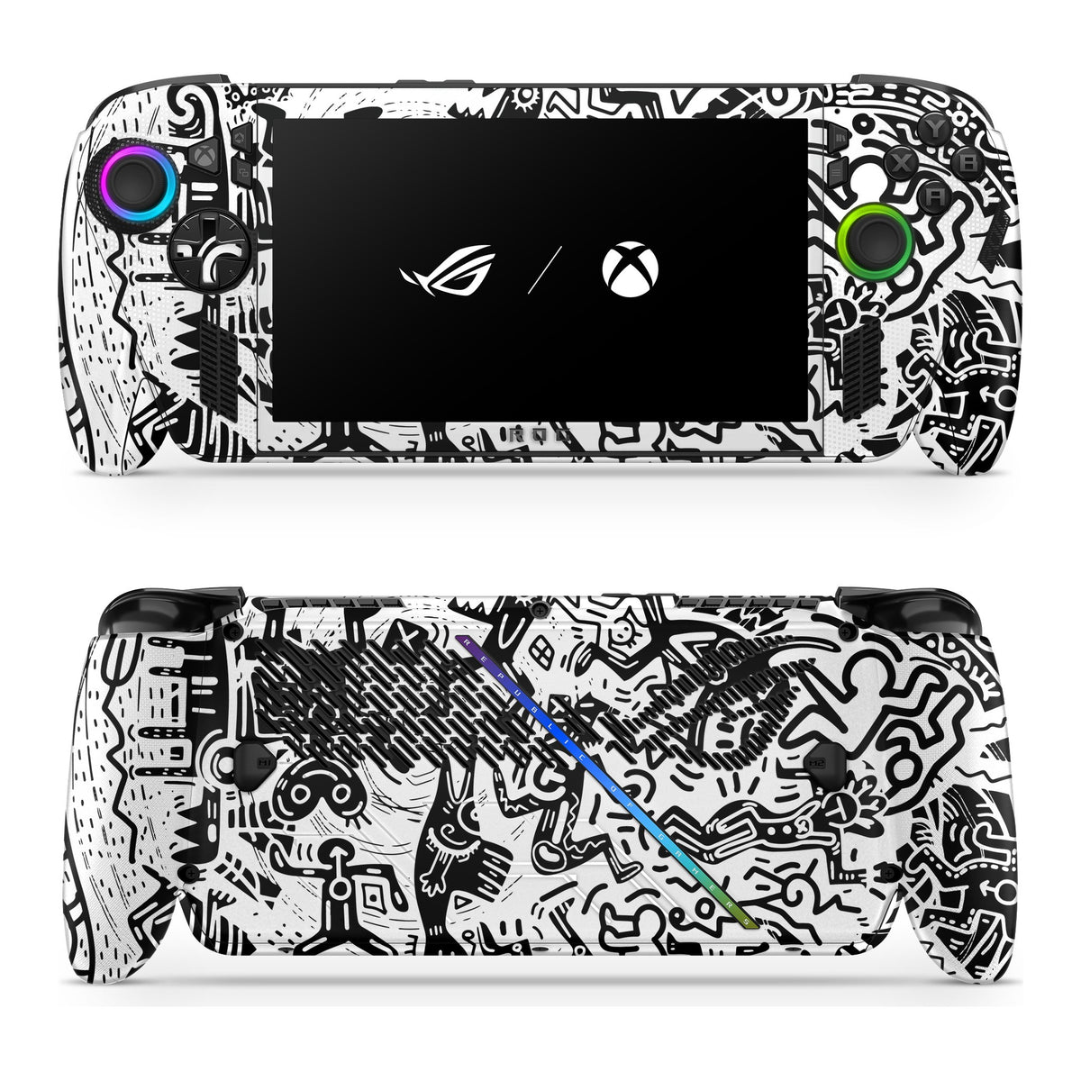 Monochromatic Psycho Asus ROG Xbox Ally skin by Decalz