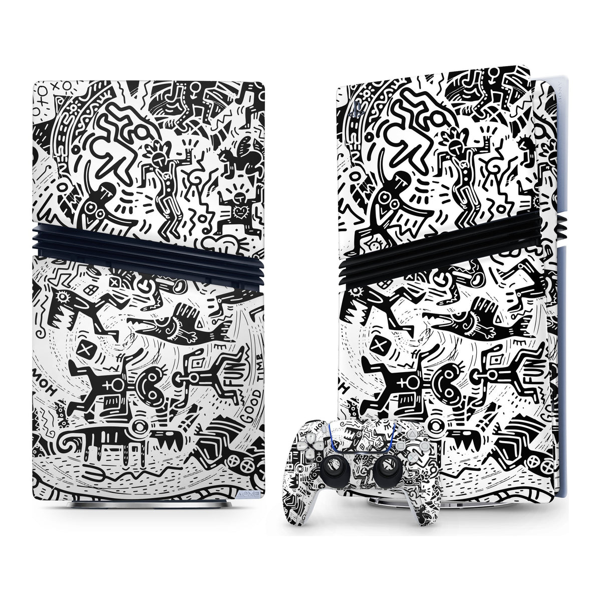Monochromatic Psycho PlayStation 5 Pro skin by Decalz