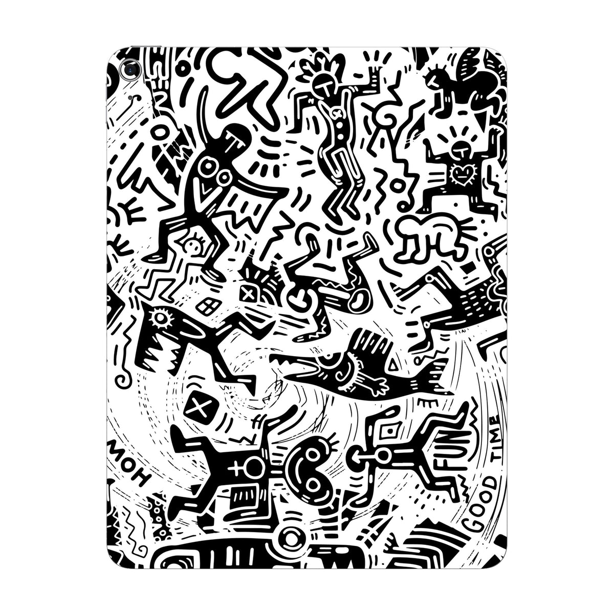 Monochromatic Psycho skin on iPad Air 13-inch M3 2025 by Decalz