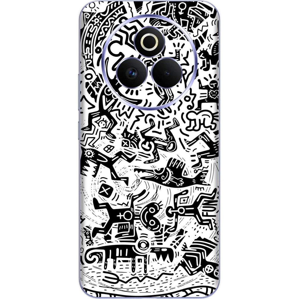 Monochromatic Psycho skin on Realme P3 Pro (5G) by Decalz